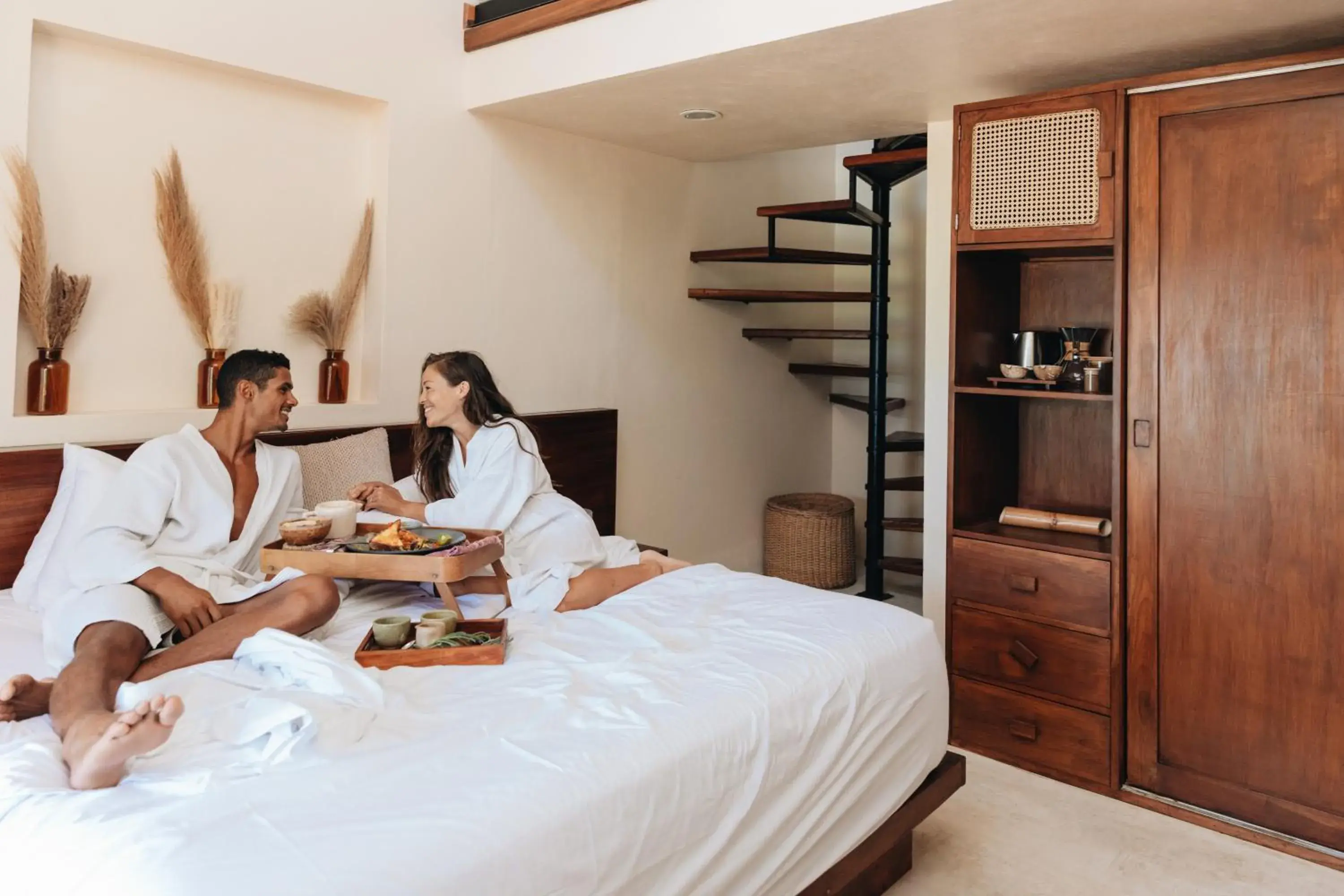 Bedroom, Bed in Mezzanine Tulum, a Small Luxury Hotel Bedroom, Bed in Mezzanine Tulum, a Small Luxury Hotel