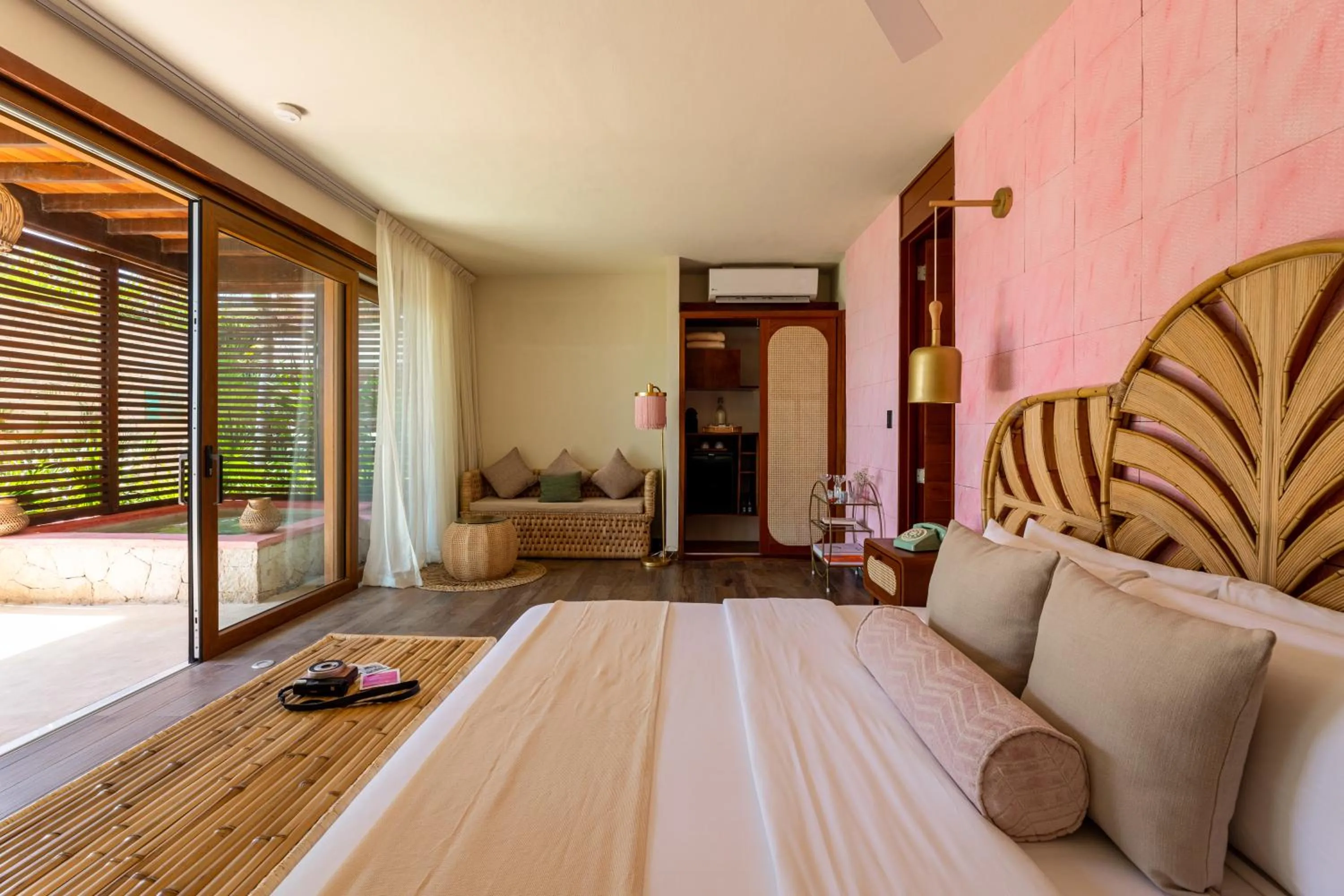 Bed in Mi Amor Tulum, a Small Luxury Hotel