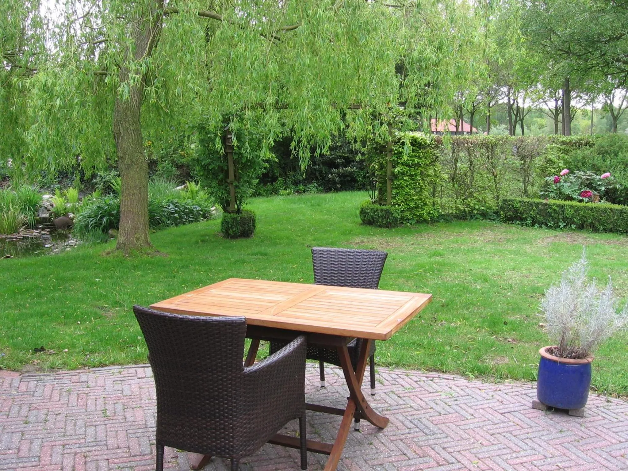 Patio in Bed&Breakfast 't Eikeltje