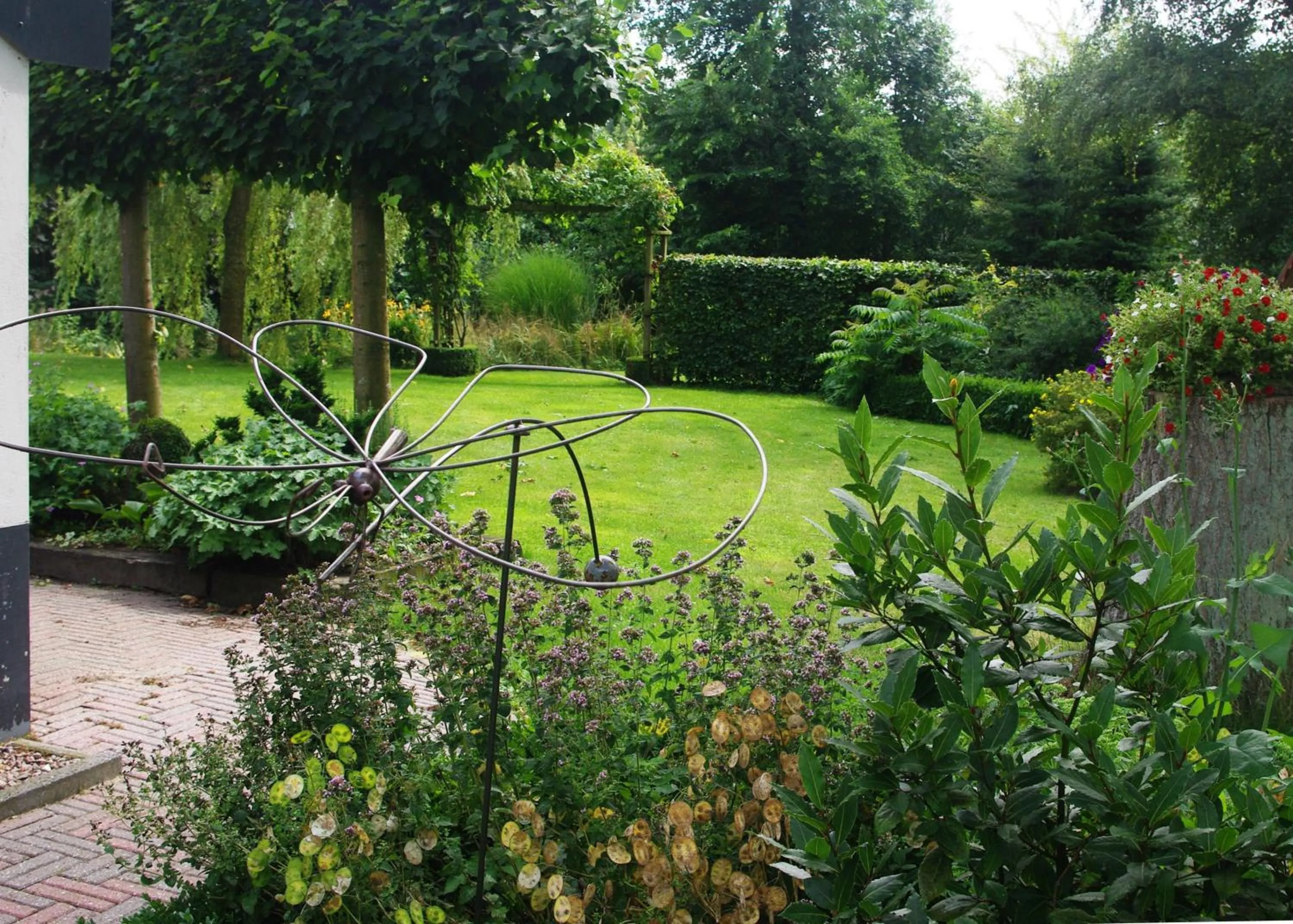 Garden in Bed&Breakfast 't Eikeltje