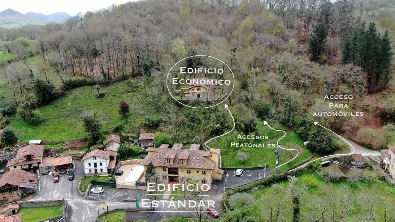 Bird's eye view in Hotel Trapa