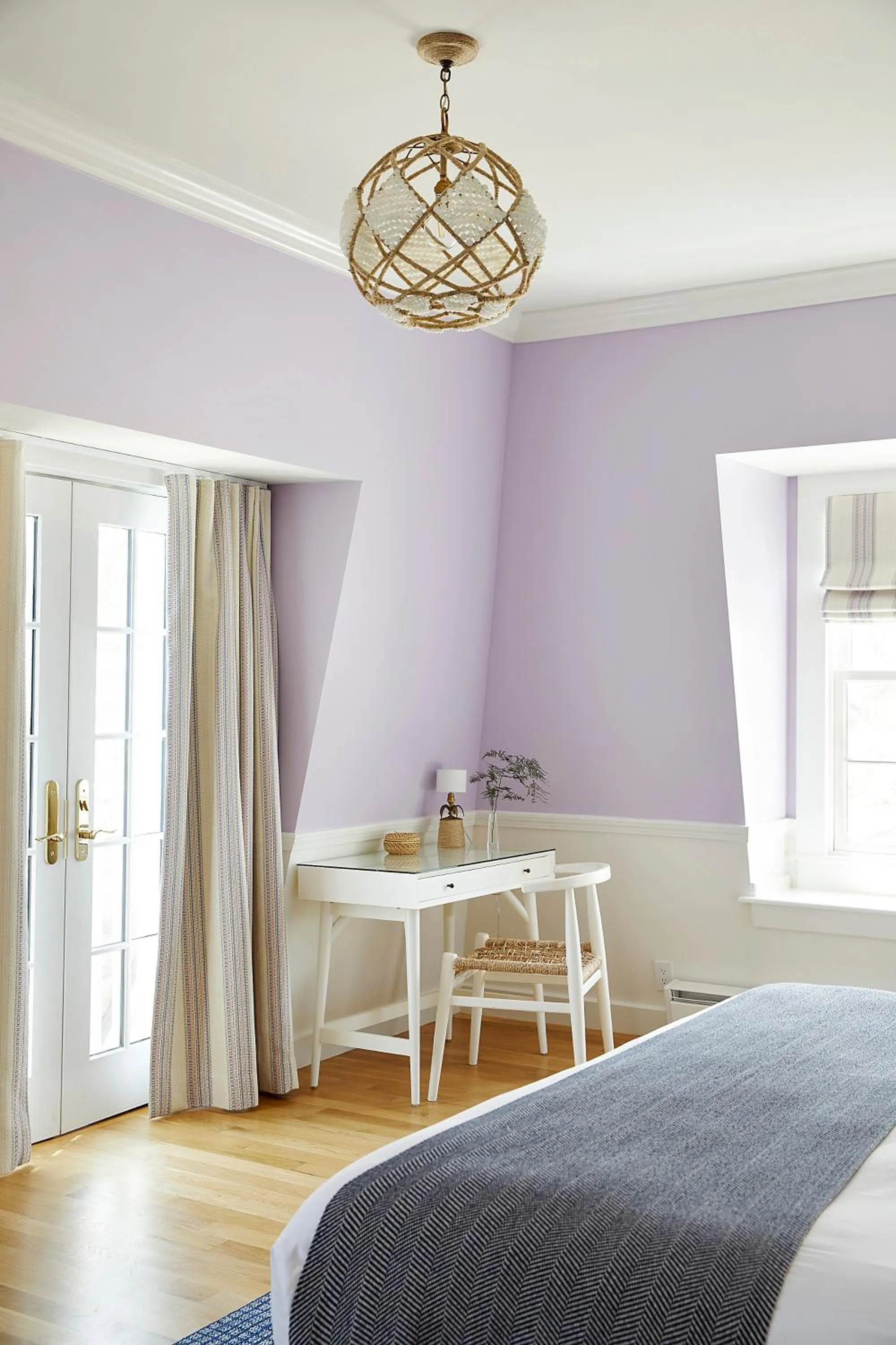 Decorative detail, Bed in The Christopher, The Edgartown Collection