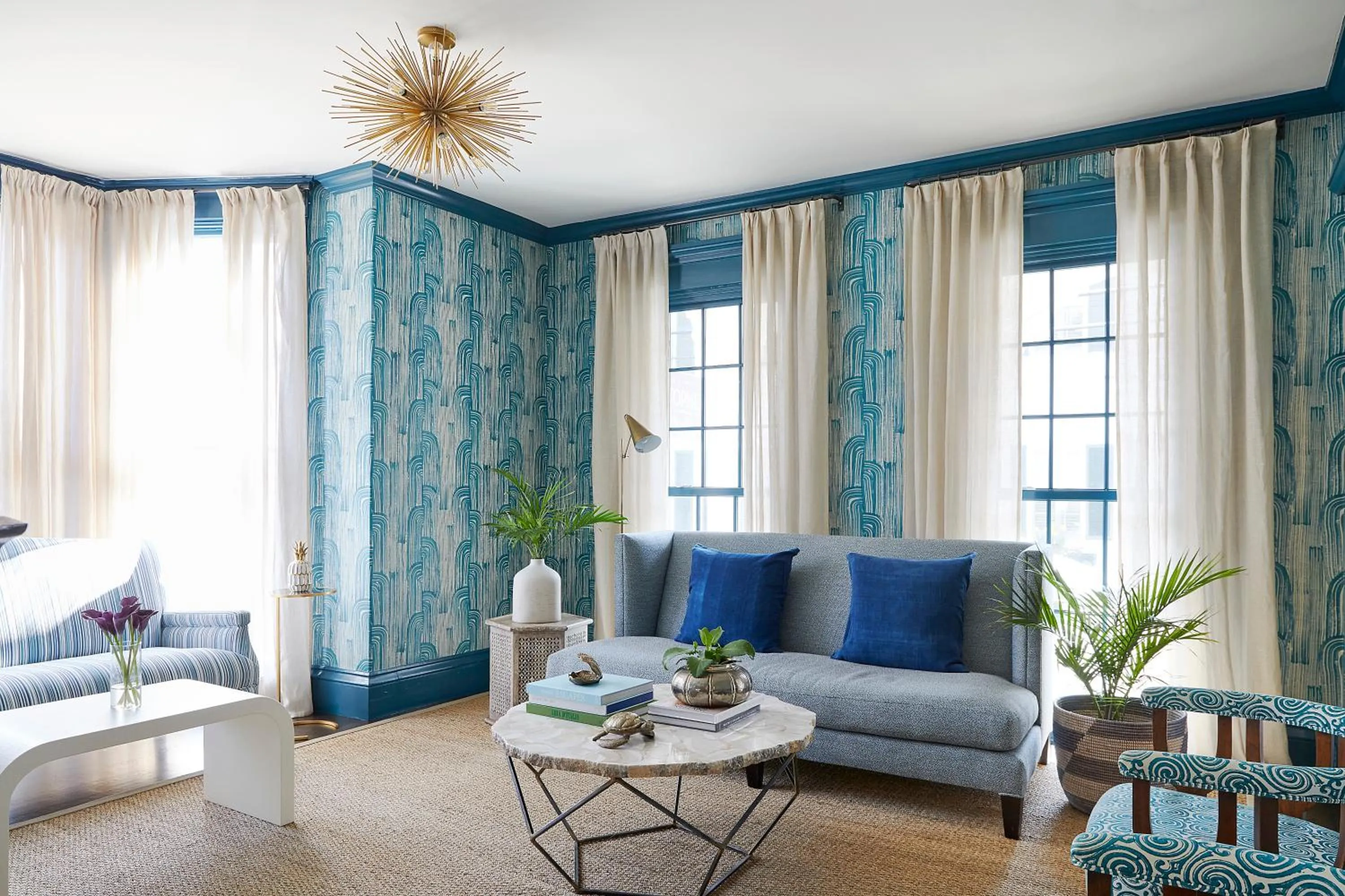 Lobby or reception, Bed in The Christopher, The Edgartown Collection