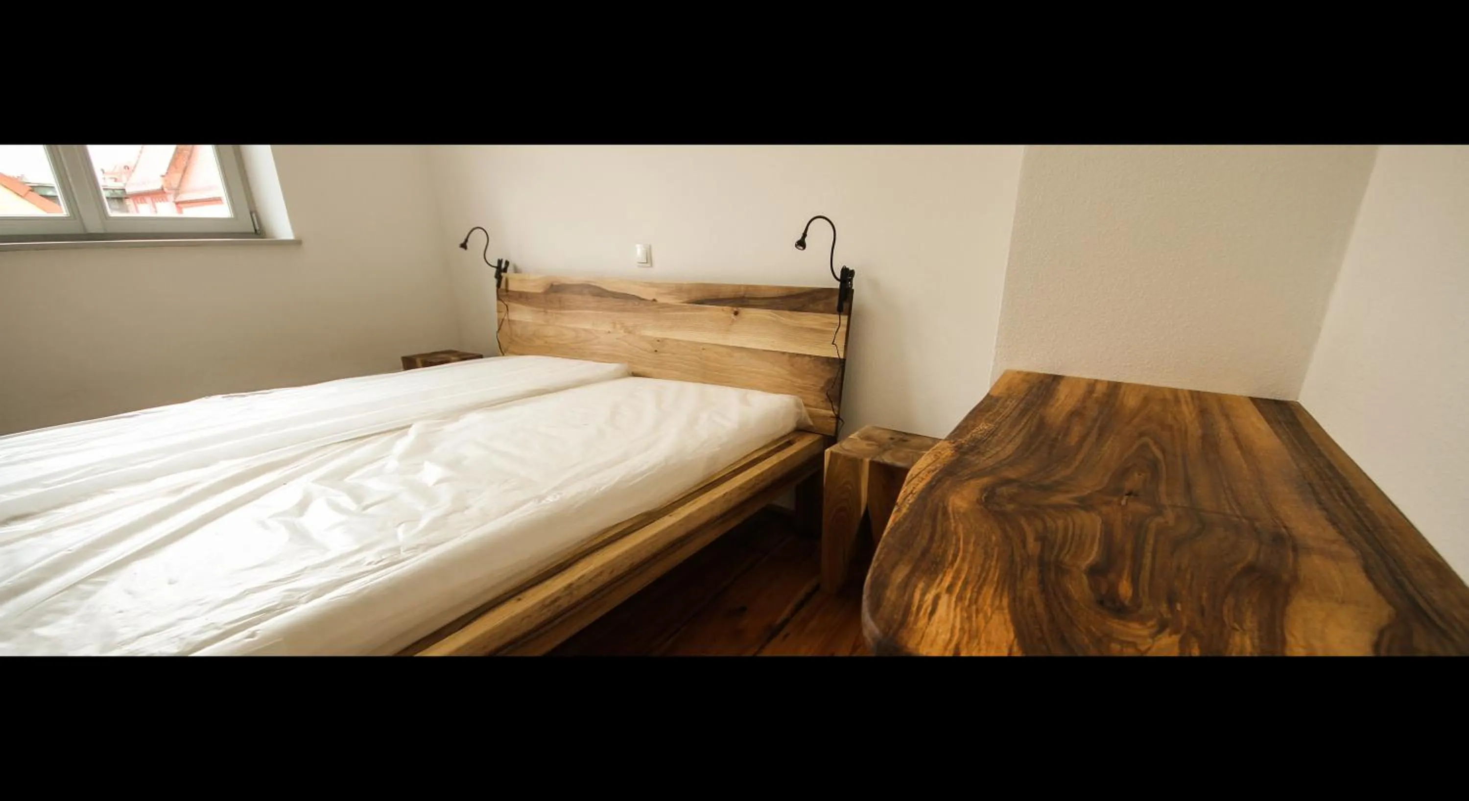Bed in Altstadtpalais im Sand