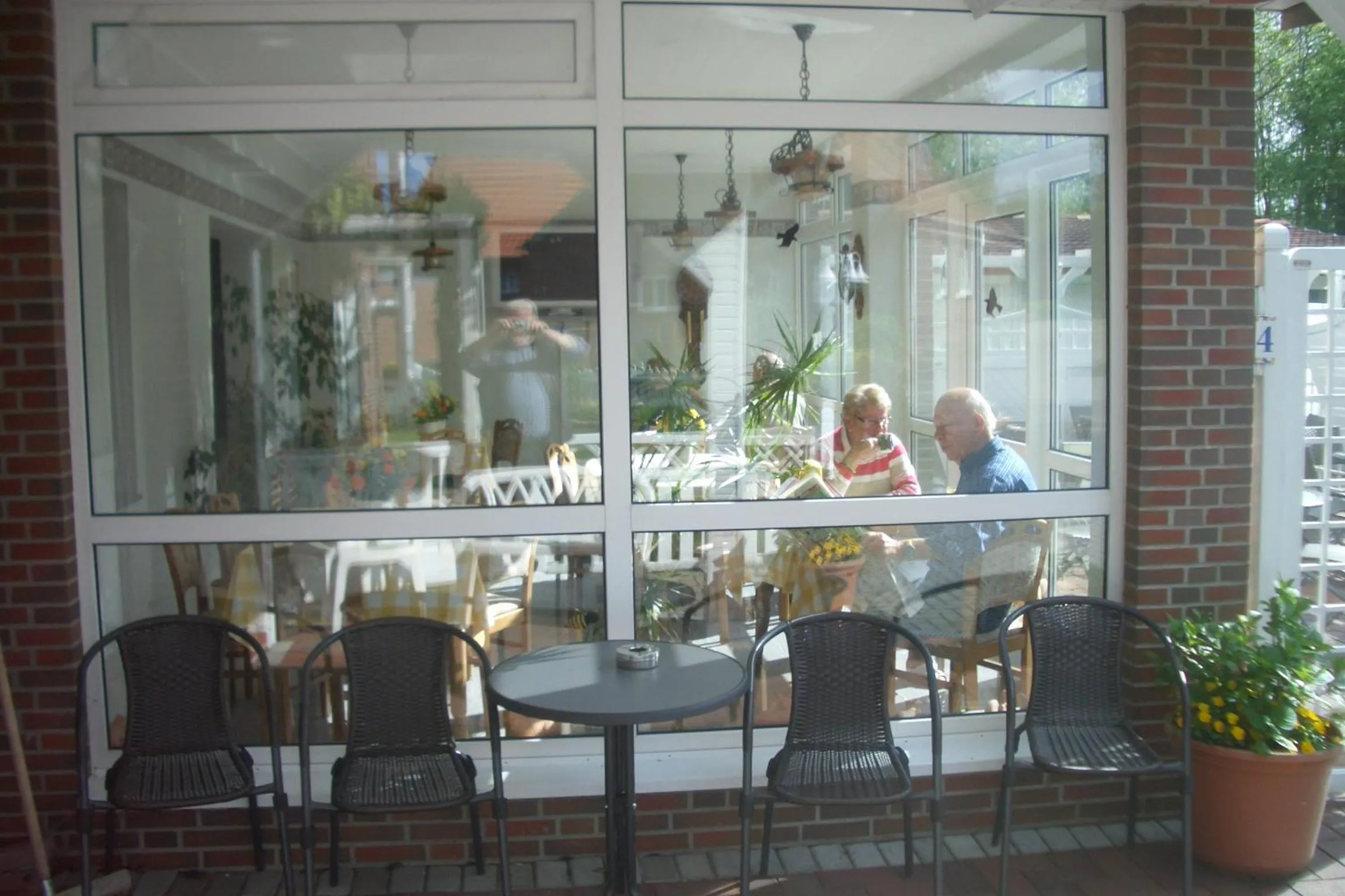 Communal lounge/ TV room in Pension Arndt UG