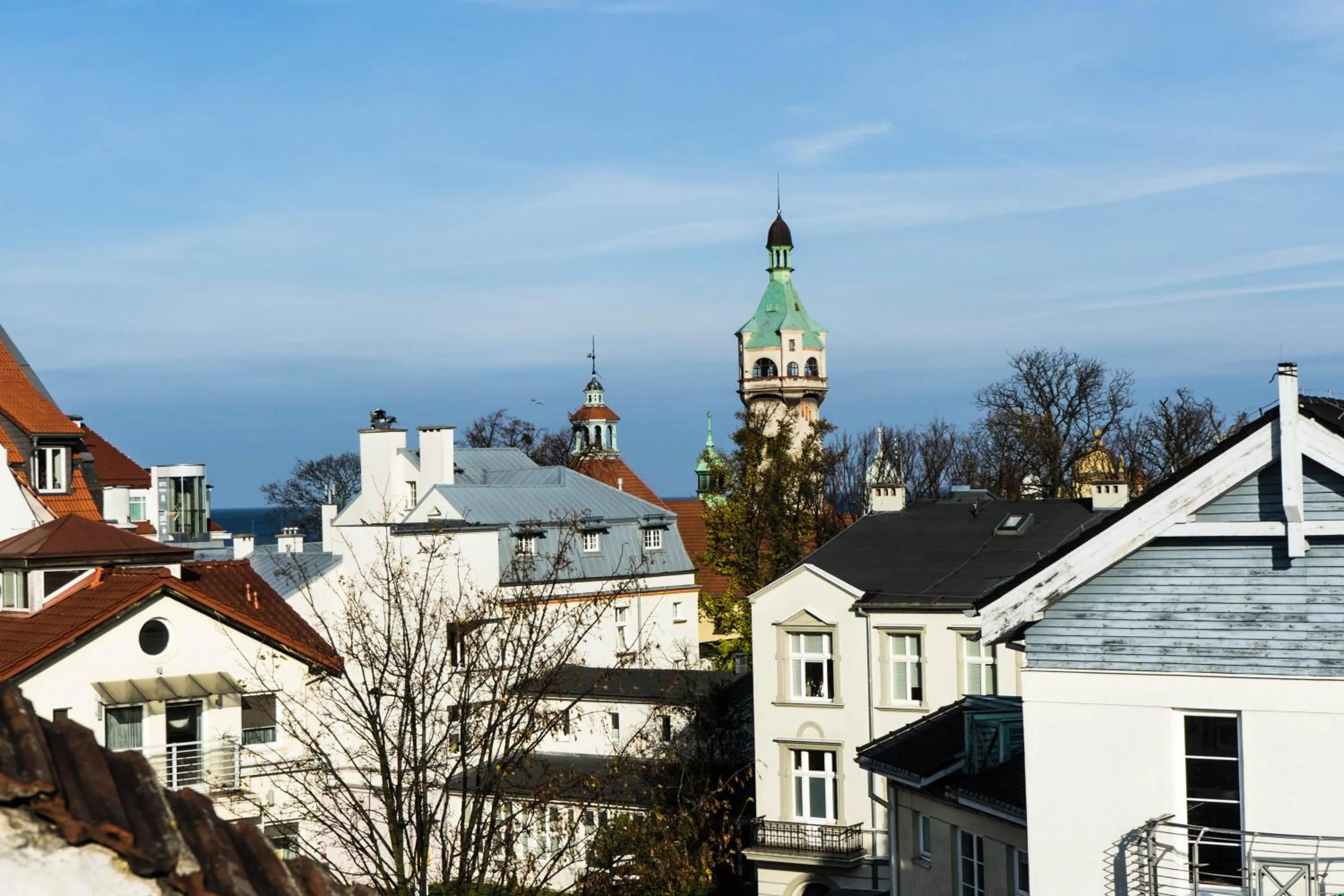 Landmark view in Sopot Apartment SA