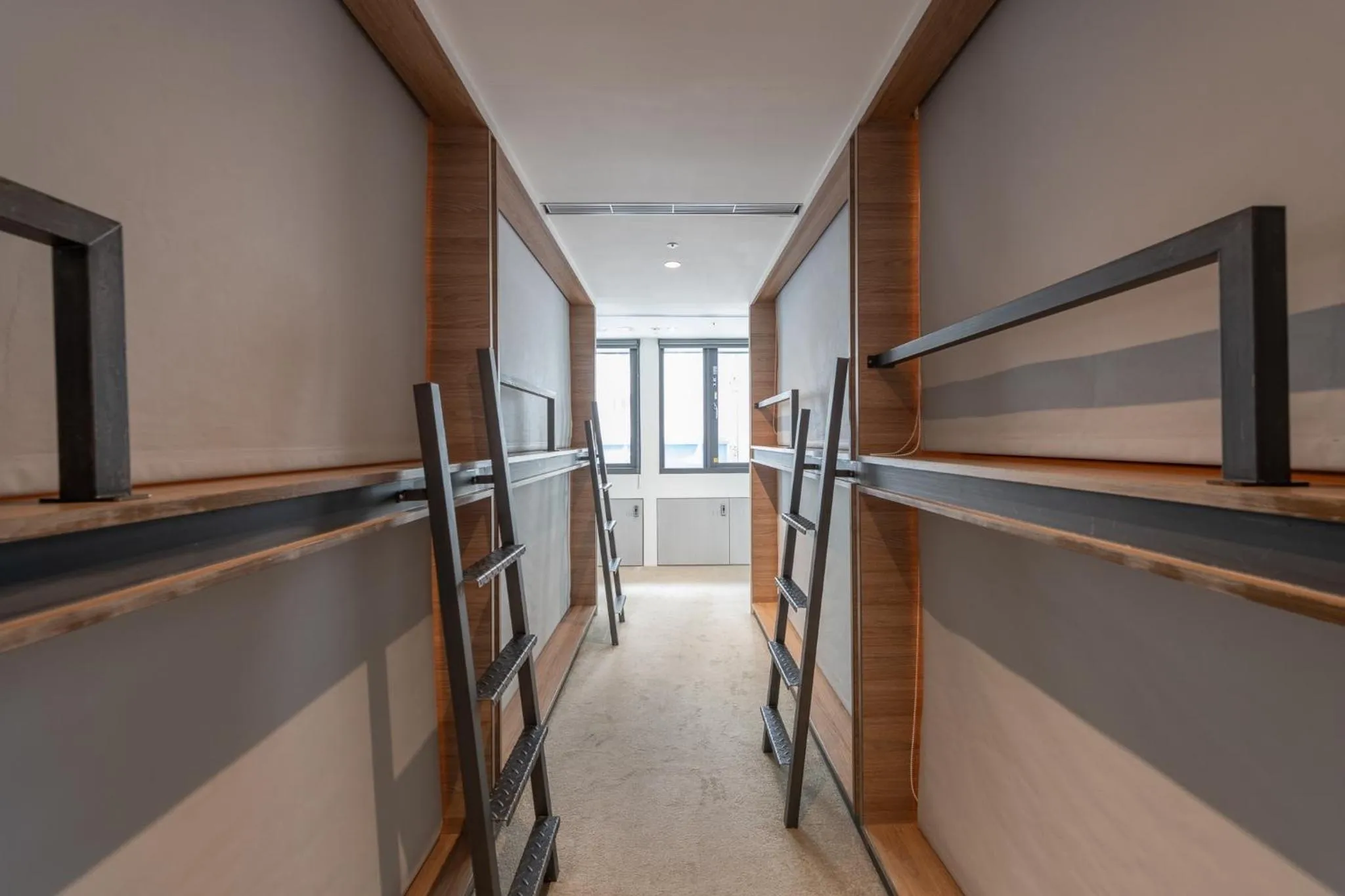 bunk bed in Bouti City Capsule Inn