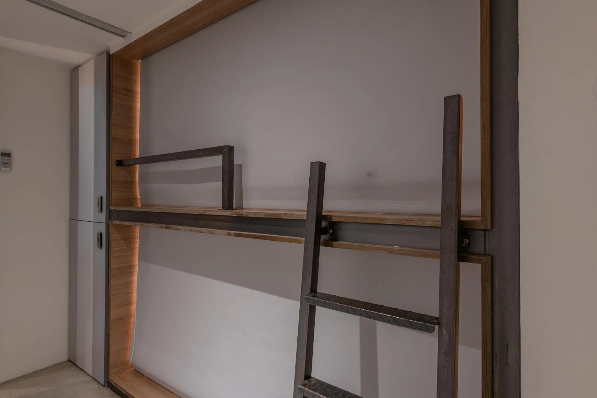 bunk bed in Bouti City Capsule Inn