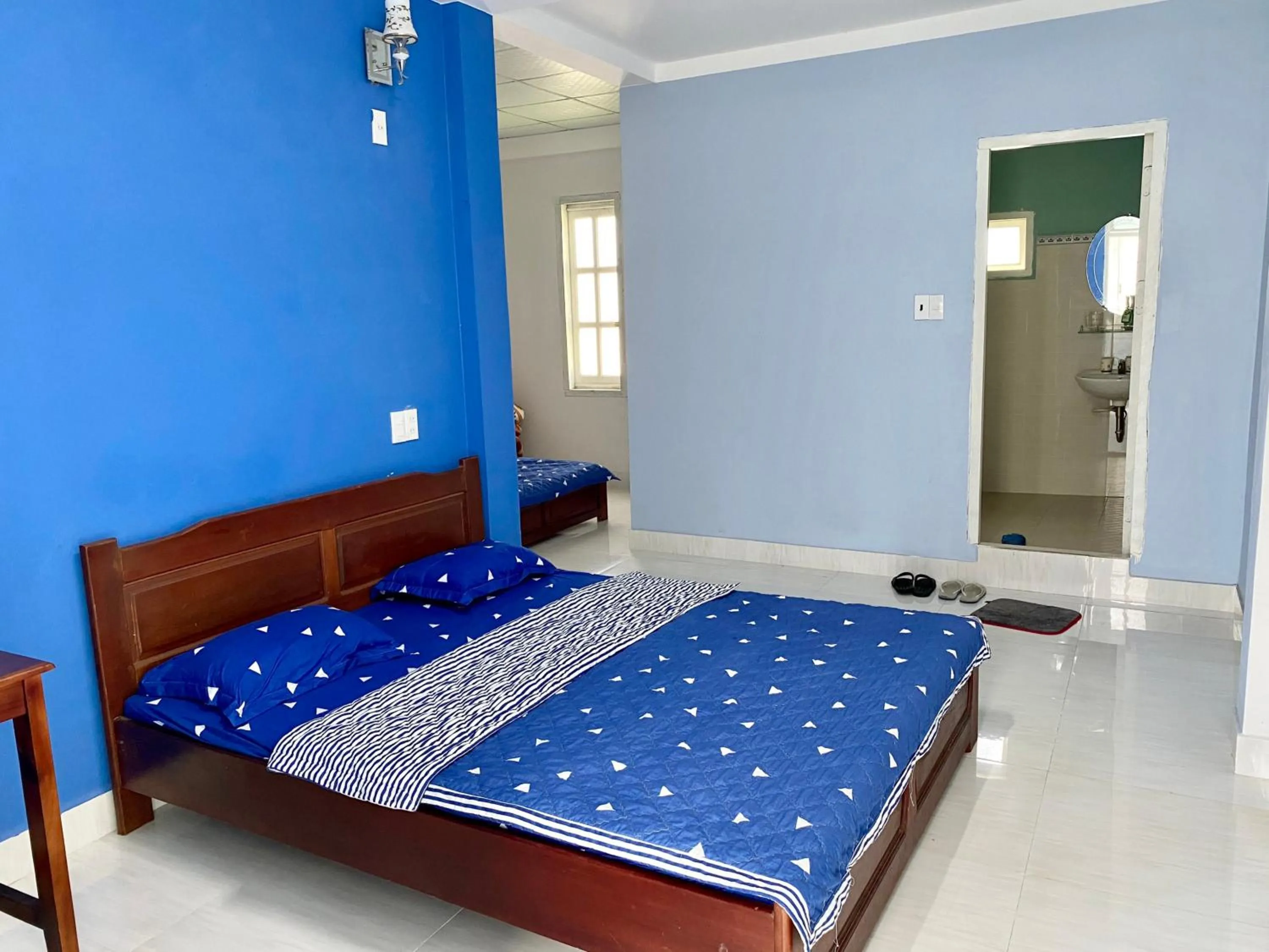 Bathroom, Bed in Thanh Tin Hotel Dalat