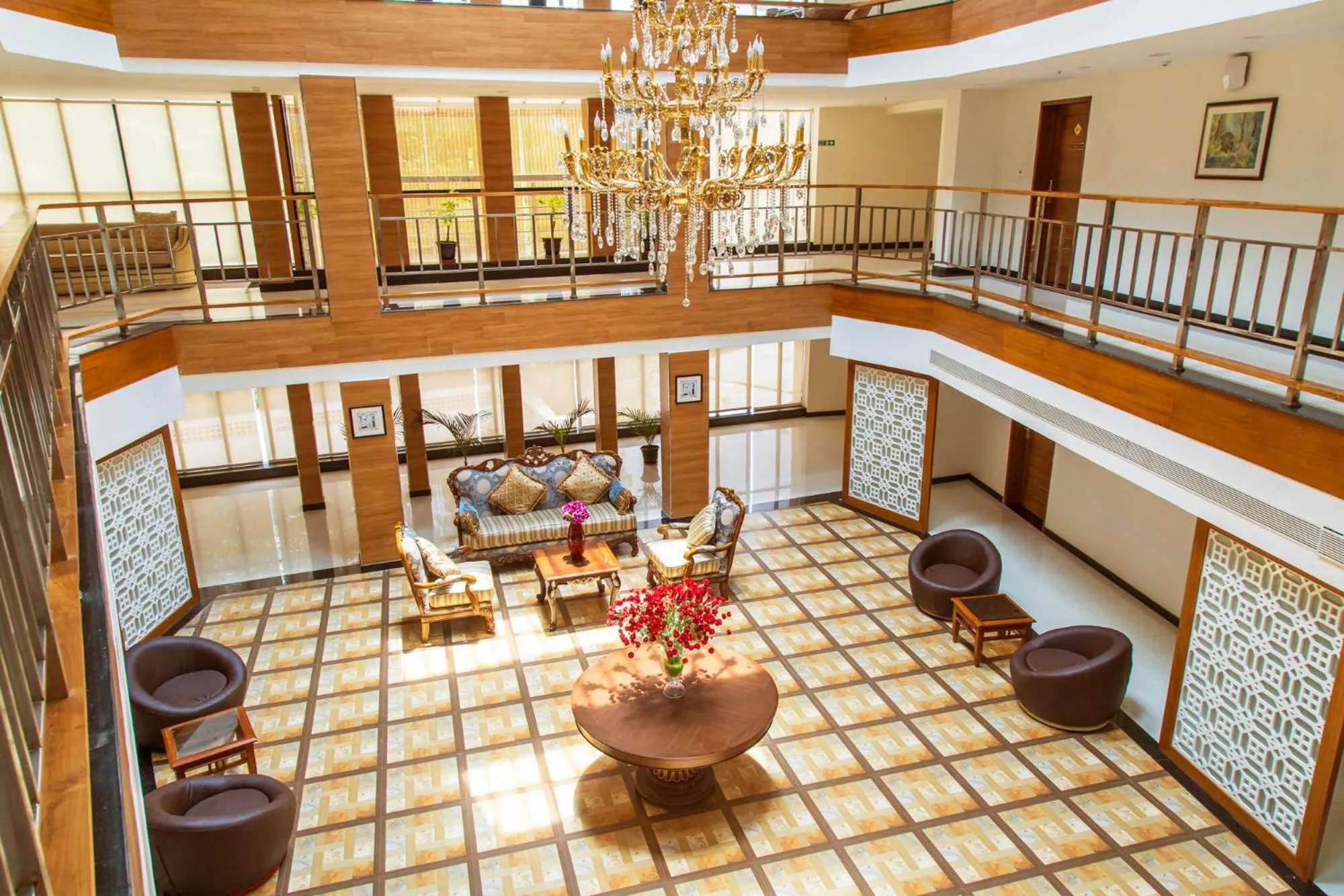 Lobby or reception in Hill Palace Hotel & Spa