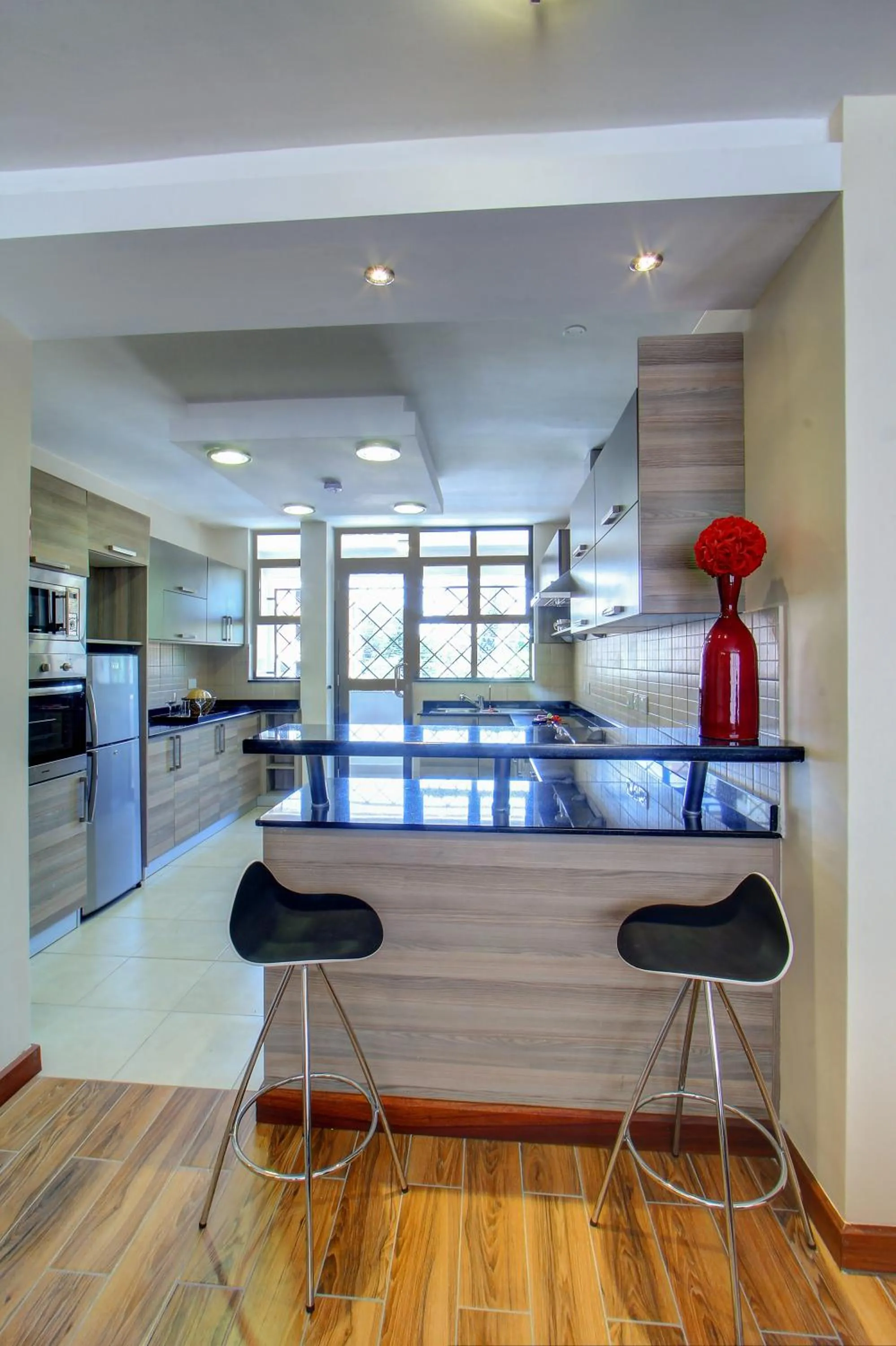 Dining area in Fedha Residences by Trianum