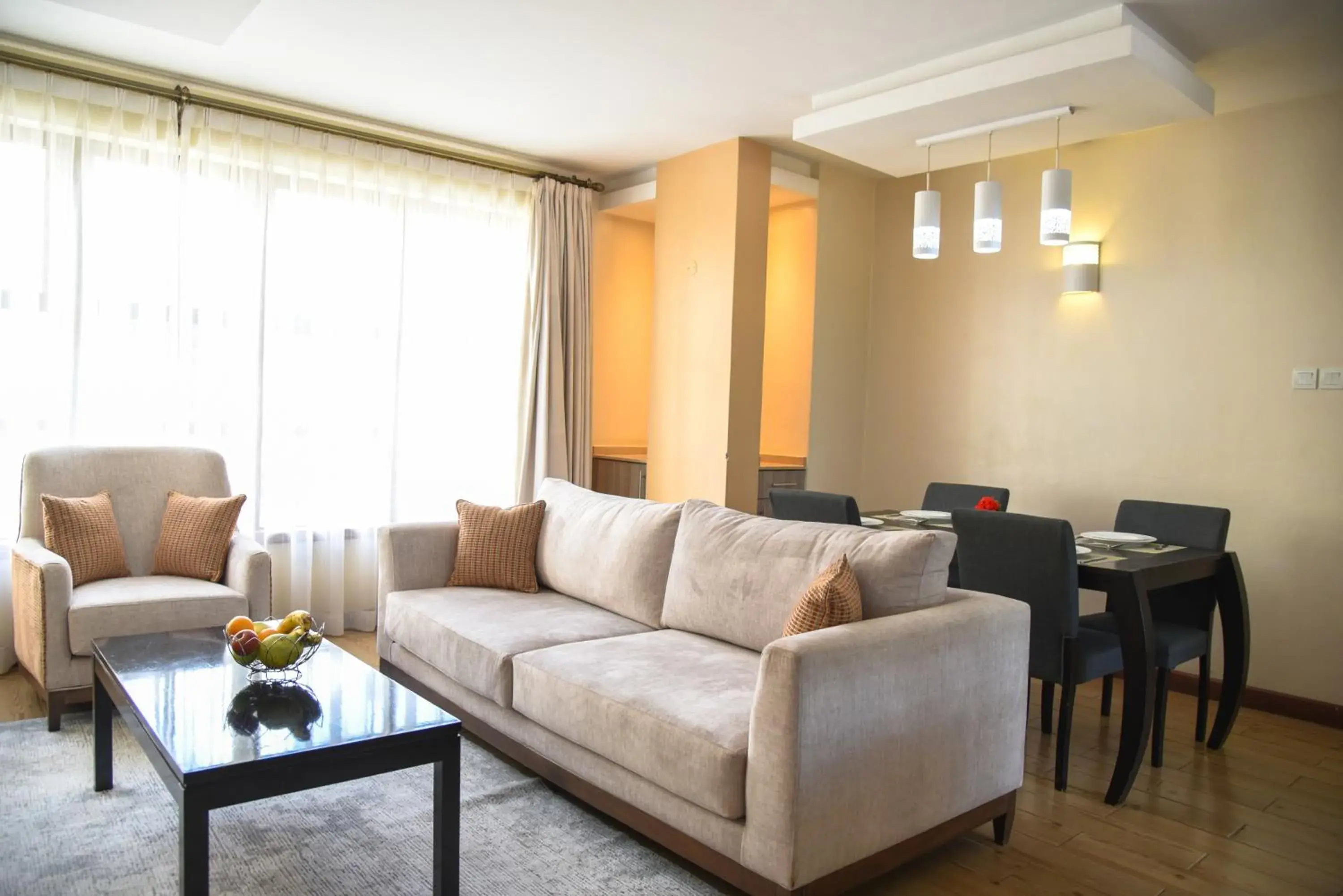 Living room in Fedha Residences by Trianum Living room in Fedha Residences by Trianum