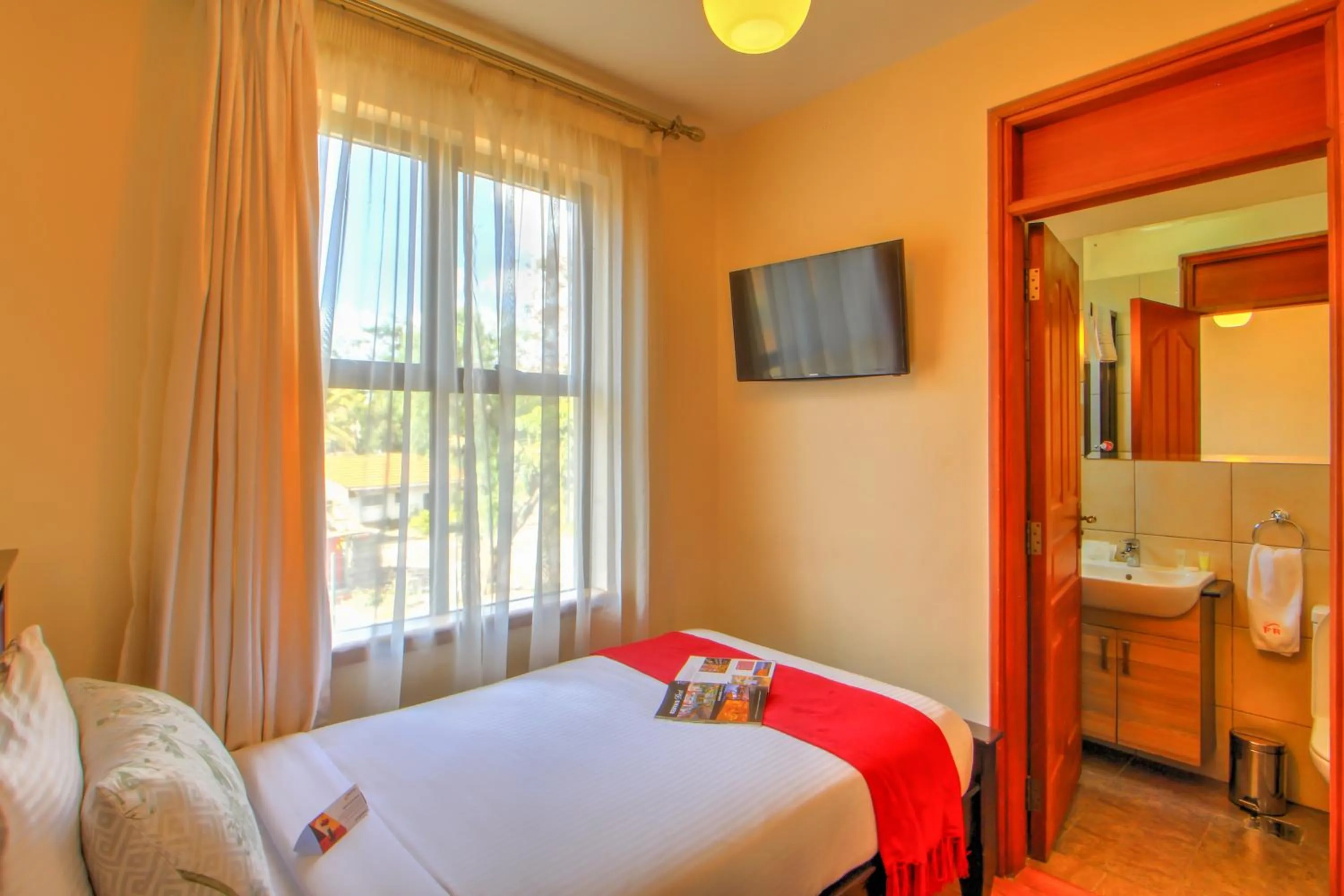 Bathroom, Bed in Fedha Residences by Trianum