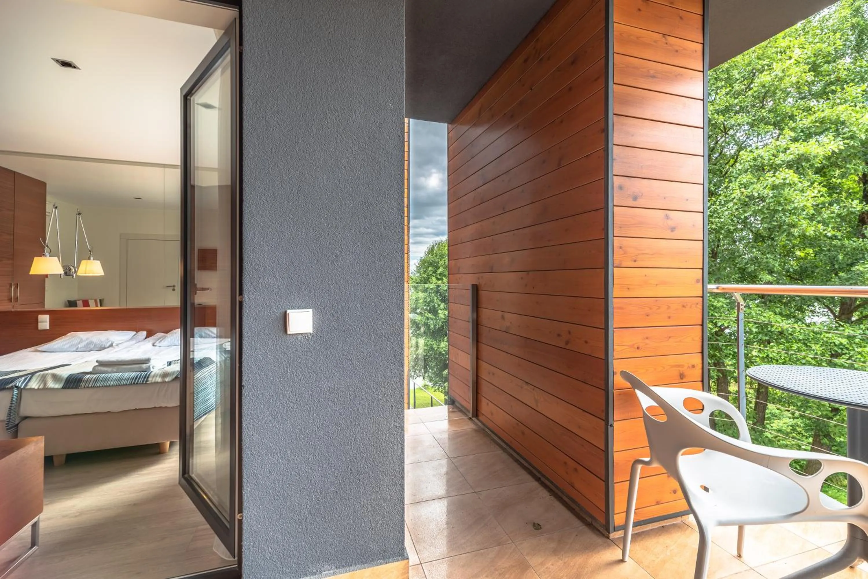 Balcony/Terrace, Bed in Marina Nawigator