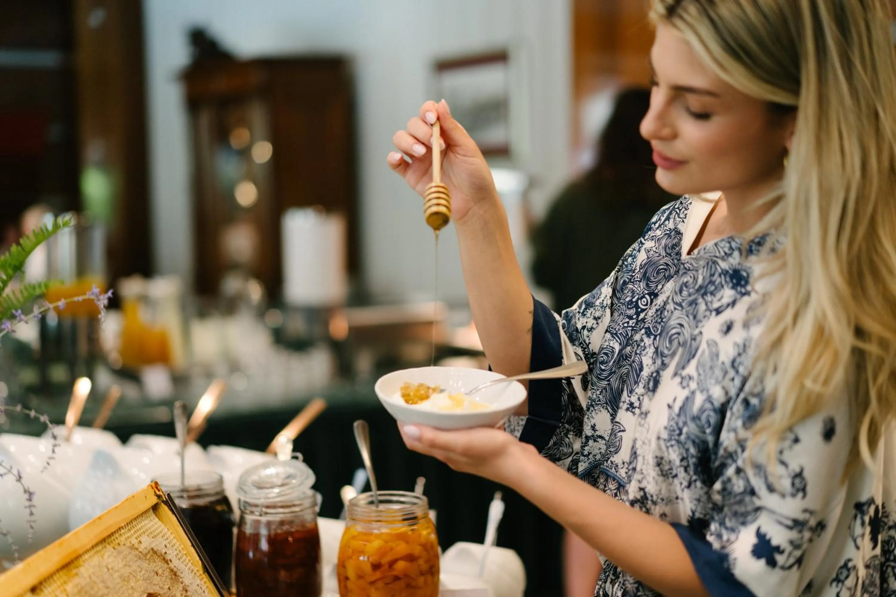 American breakfast in Rodos Park