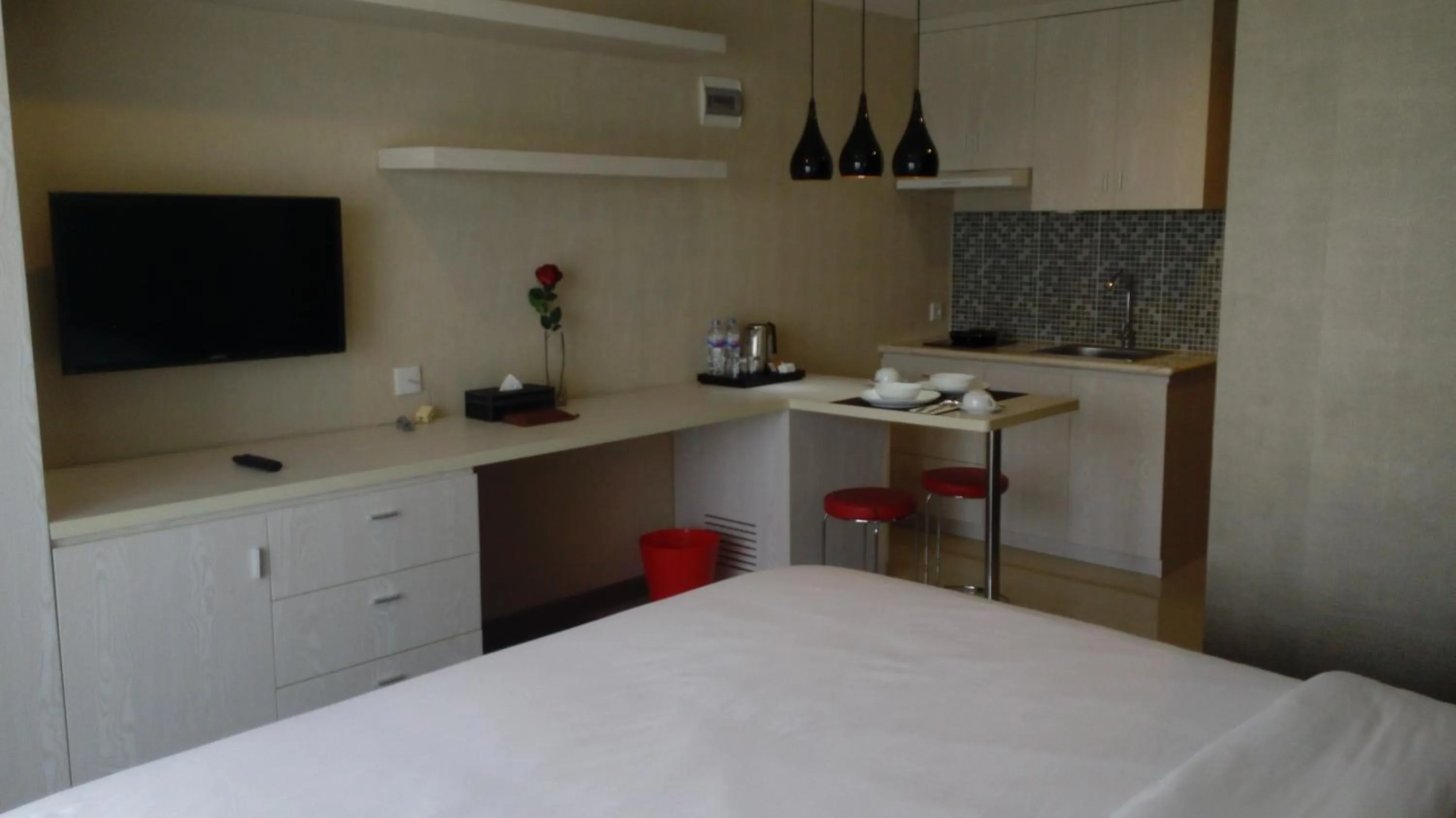 Decorative detail, Bed in Student Park Hotel