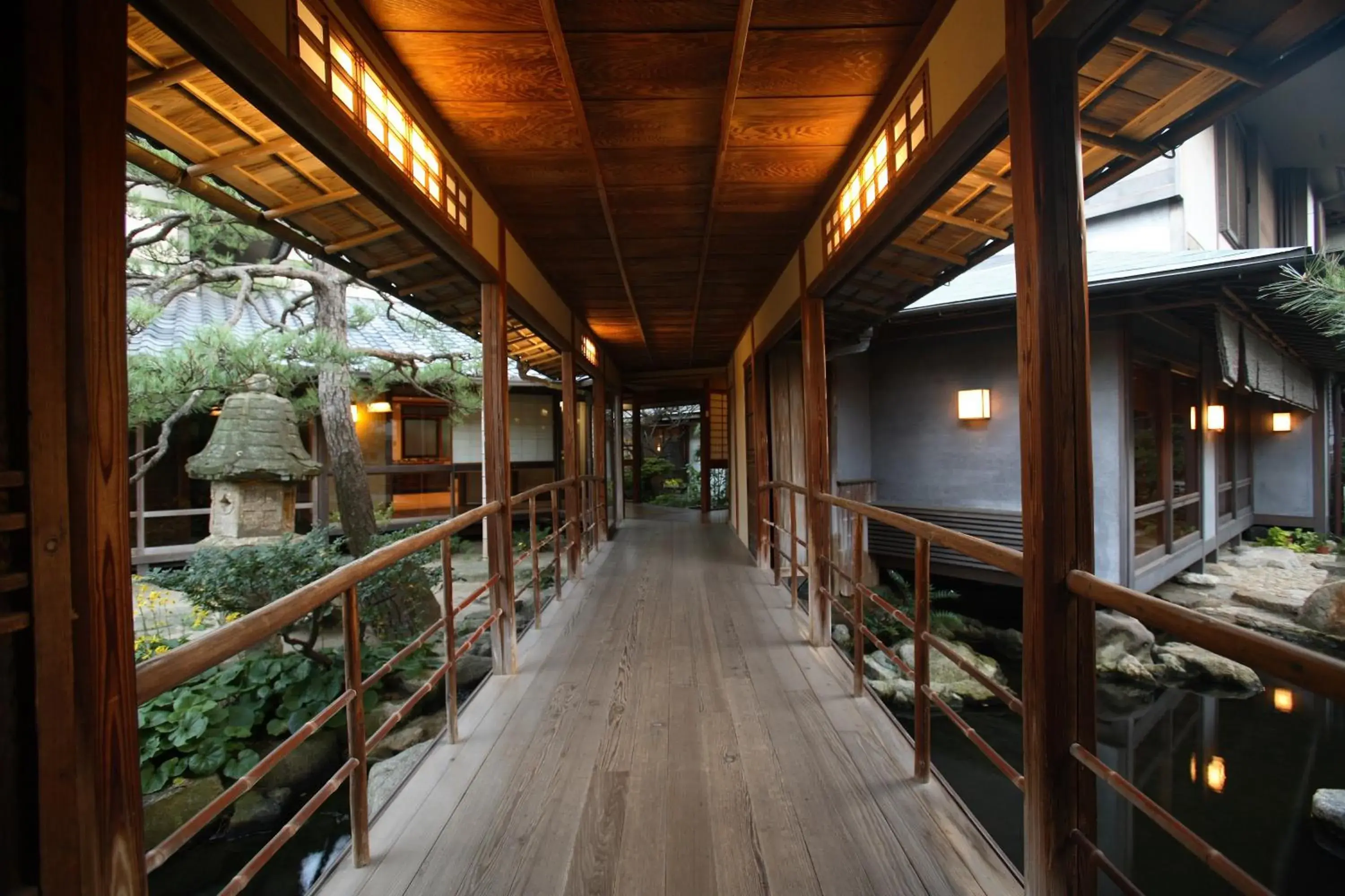 Garden view in Yoyokaku Garden view in Yoyokaku