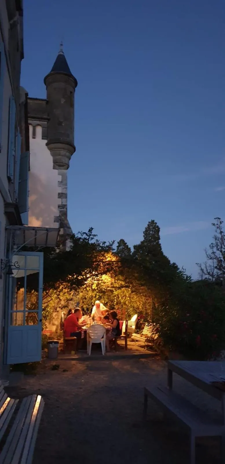 Balcony/Terrace in Château de Villeneuve - Montolieu