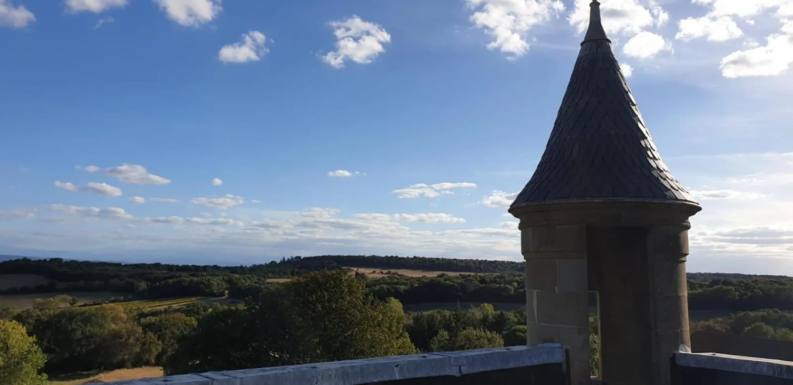 Mountain view in Château de Villeneuve - Montolieu