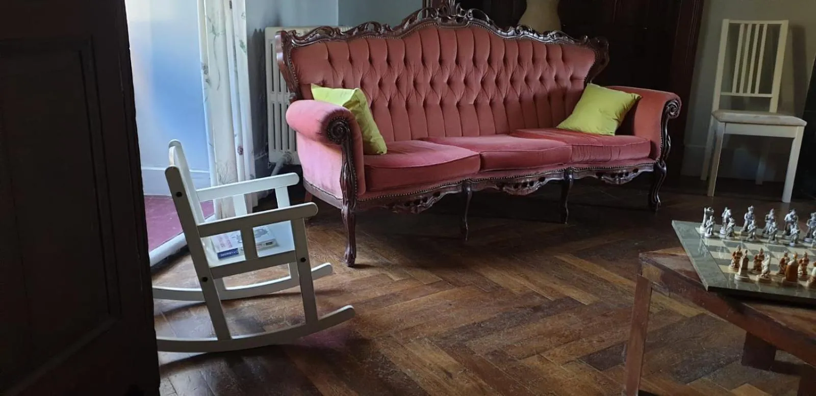 Living room in Château de Villeneuve - Montolieu
