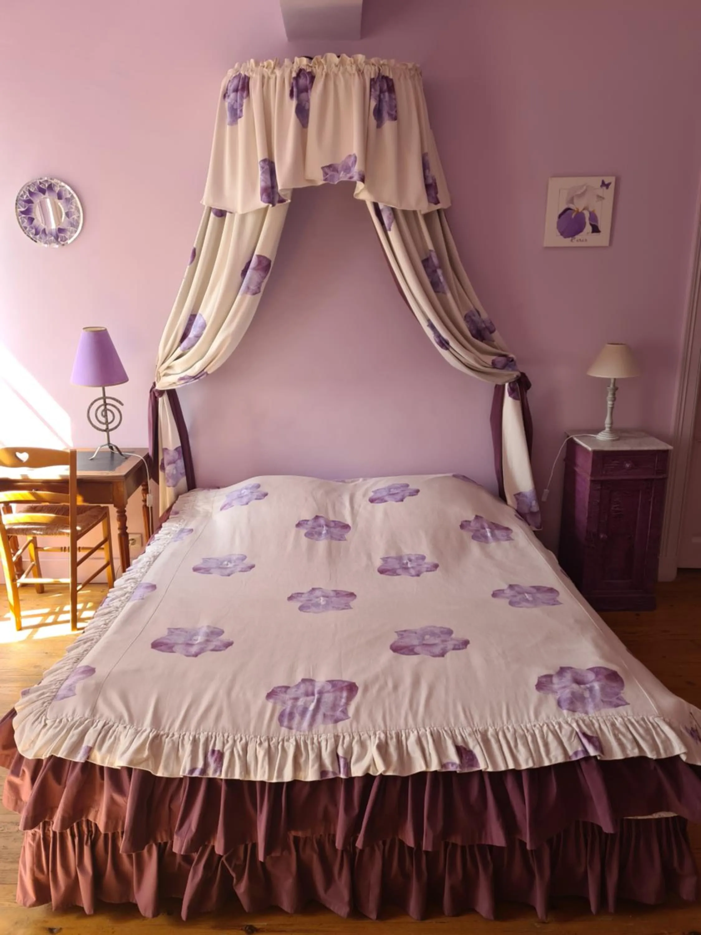 Bed in Château de Villeneuve - Montolieu