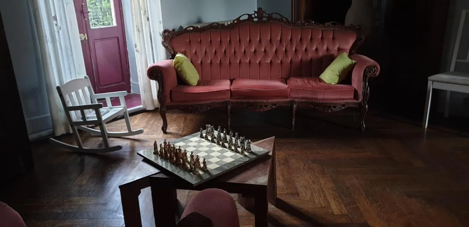 Living room in Château de Villeneuve - Montolieu