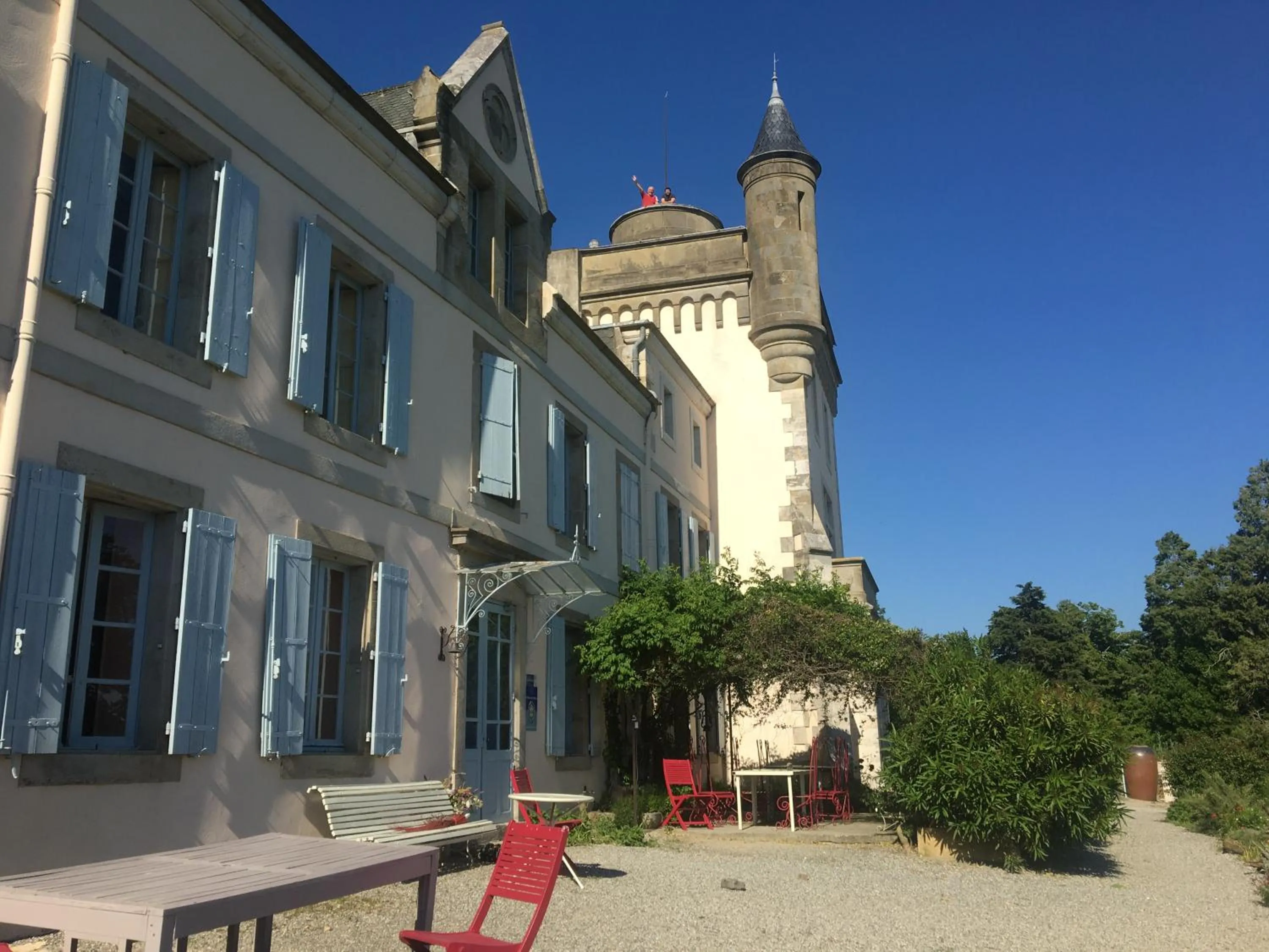 Facade/entrance in Château de Villeneuve - Montolieu