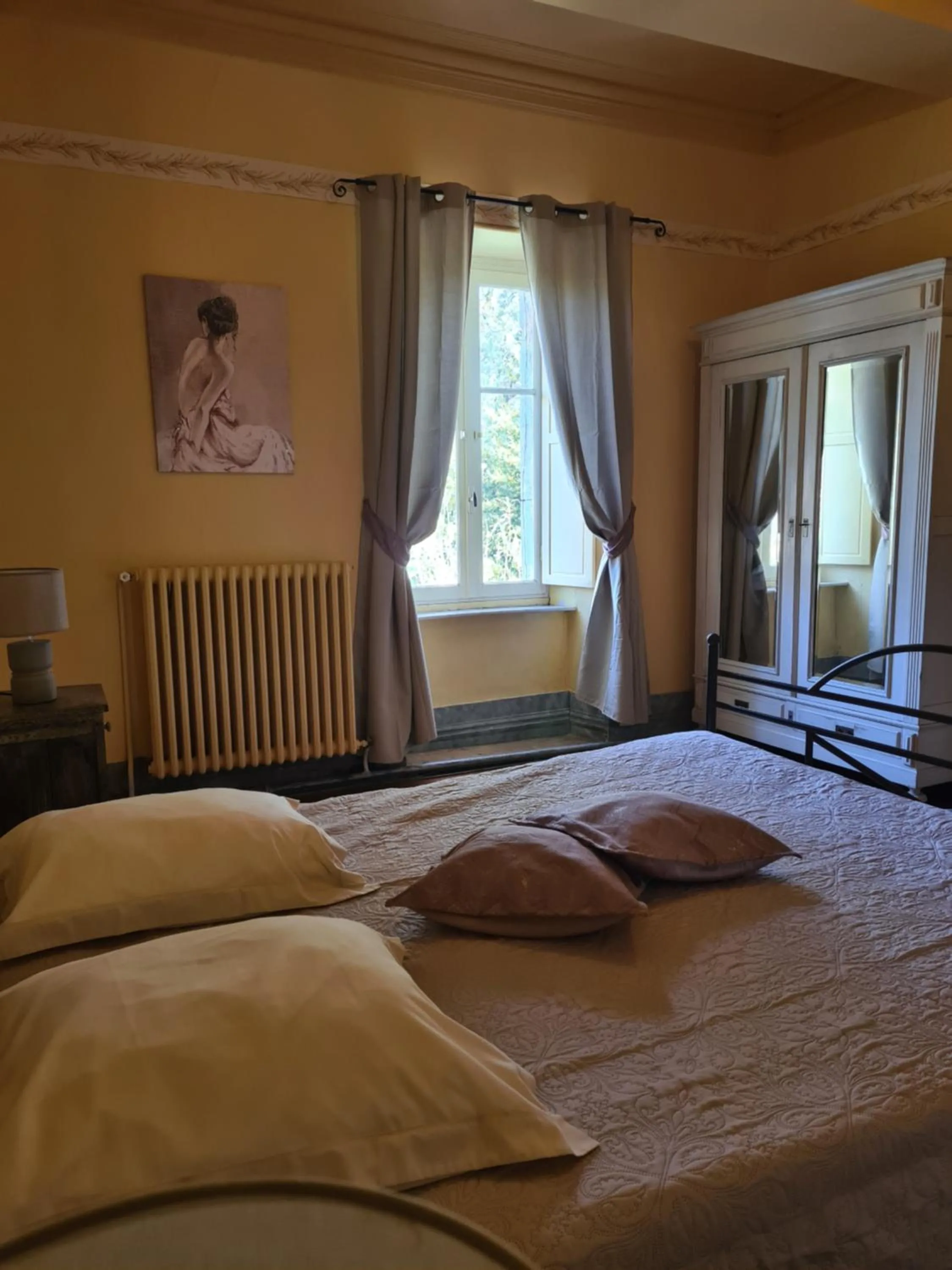 Bed in Château de Villeneuve - Montolieu