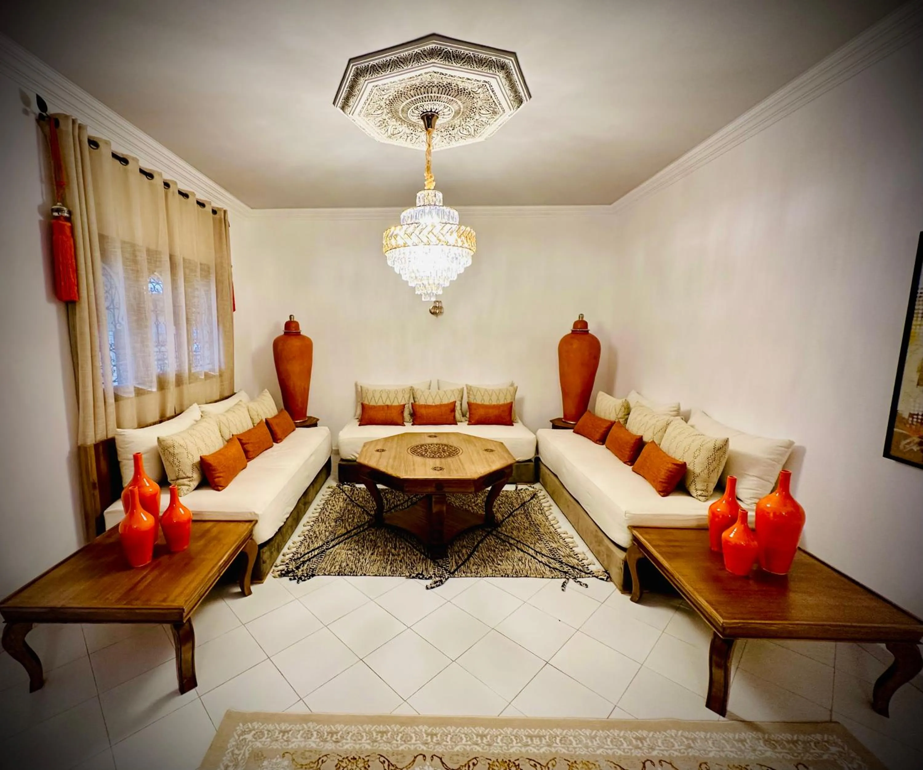 Living room in Riad Soir De Marrakech