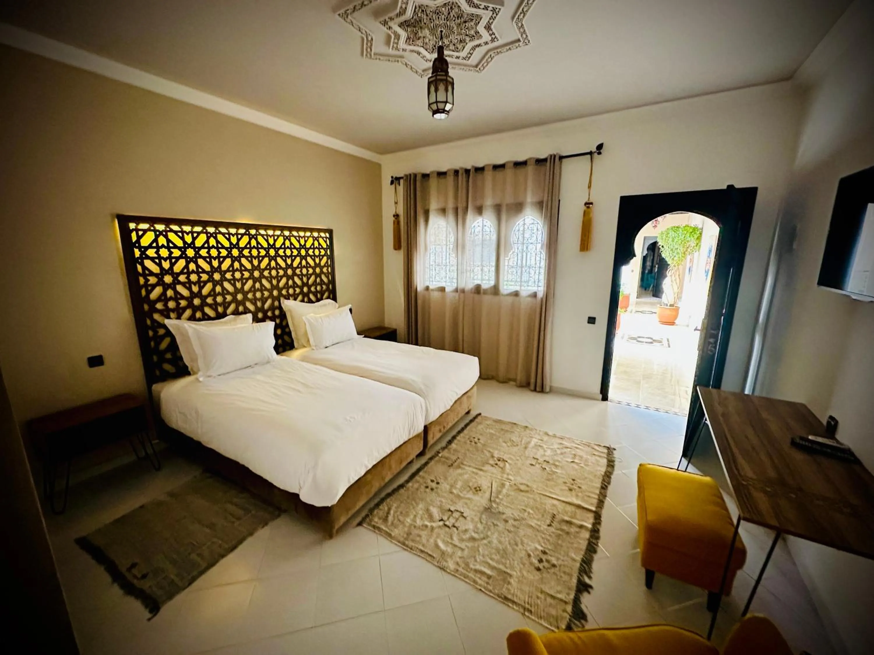 Bedroom in Riad Soir De Marrakech