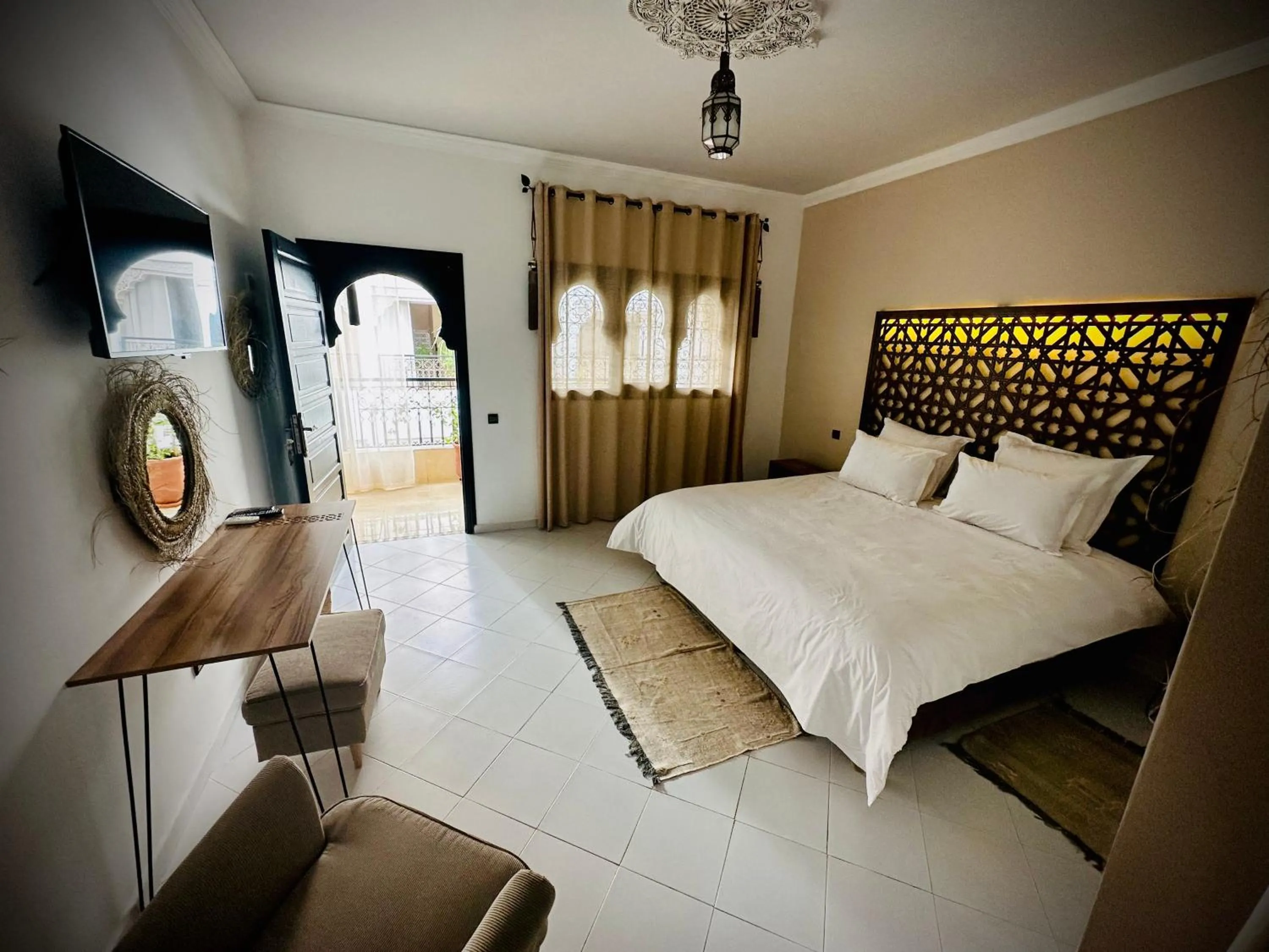 Bedroom in Riad Soir De Marrakech