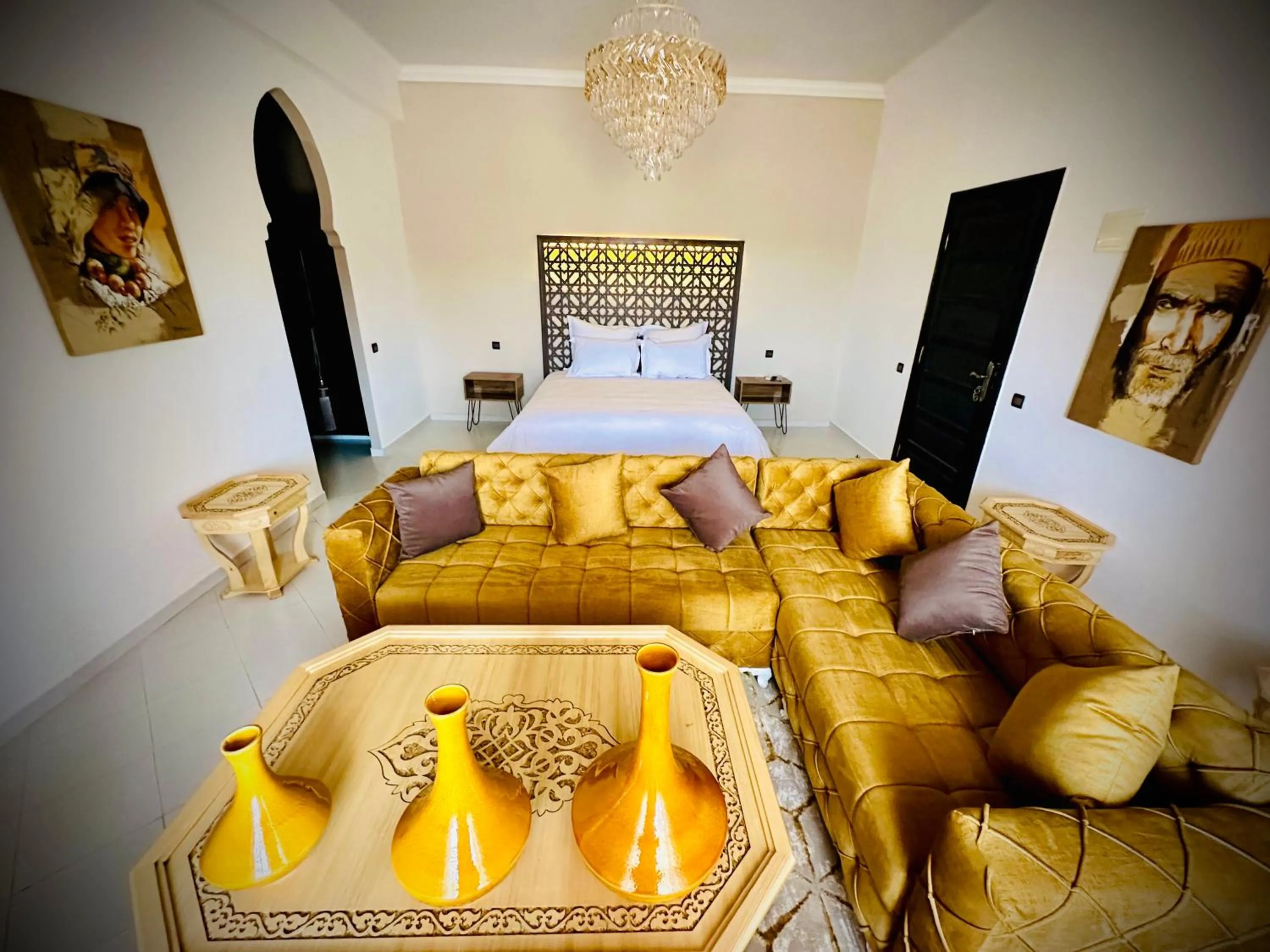 Living room in Riad Soir De Marrakech