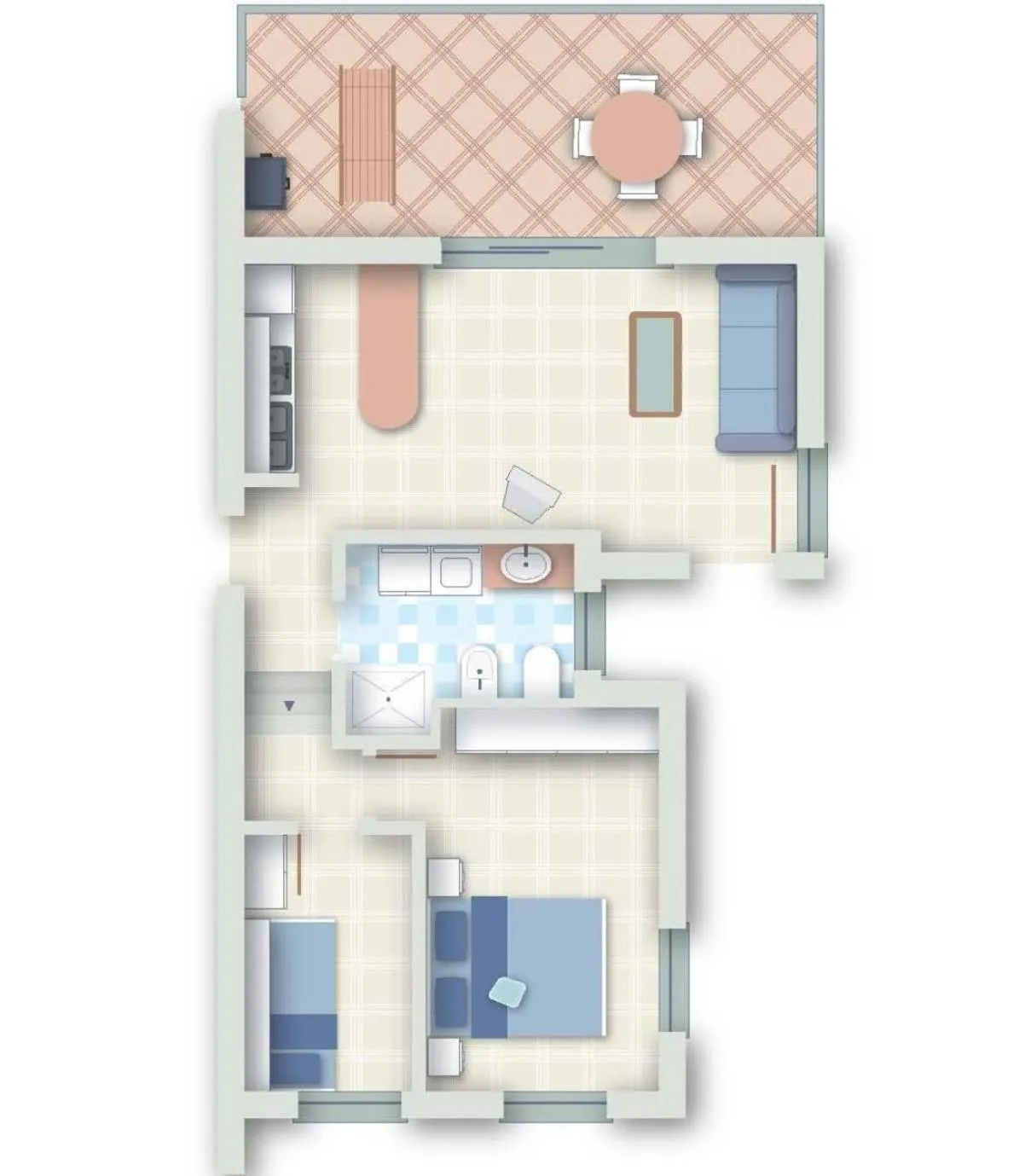 Floor plan in Residence Floreal