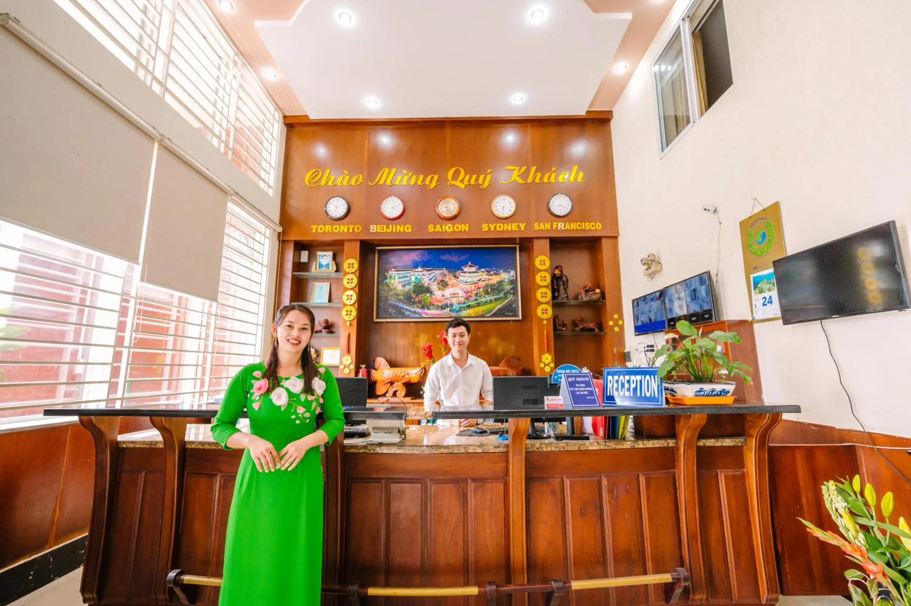 Staff in Hoang Duc Hotel