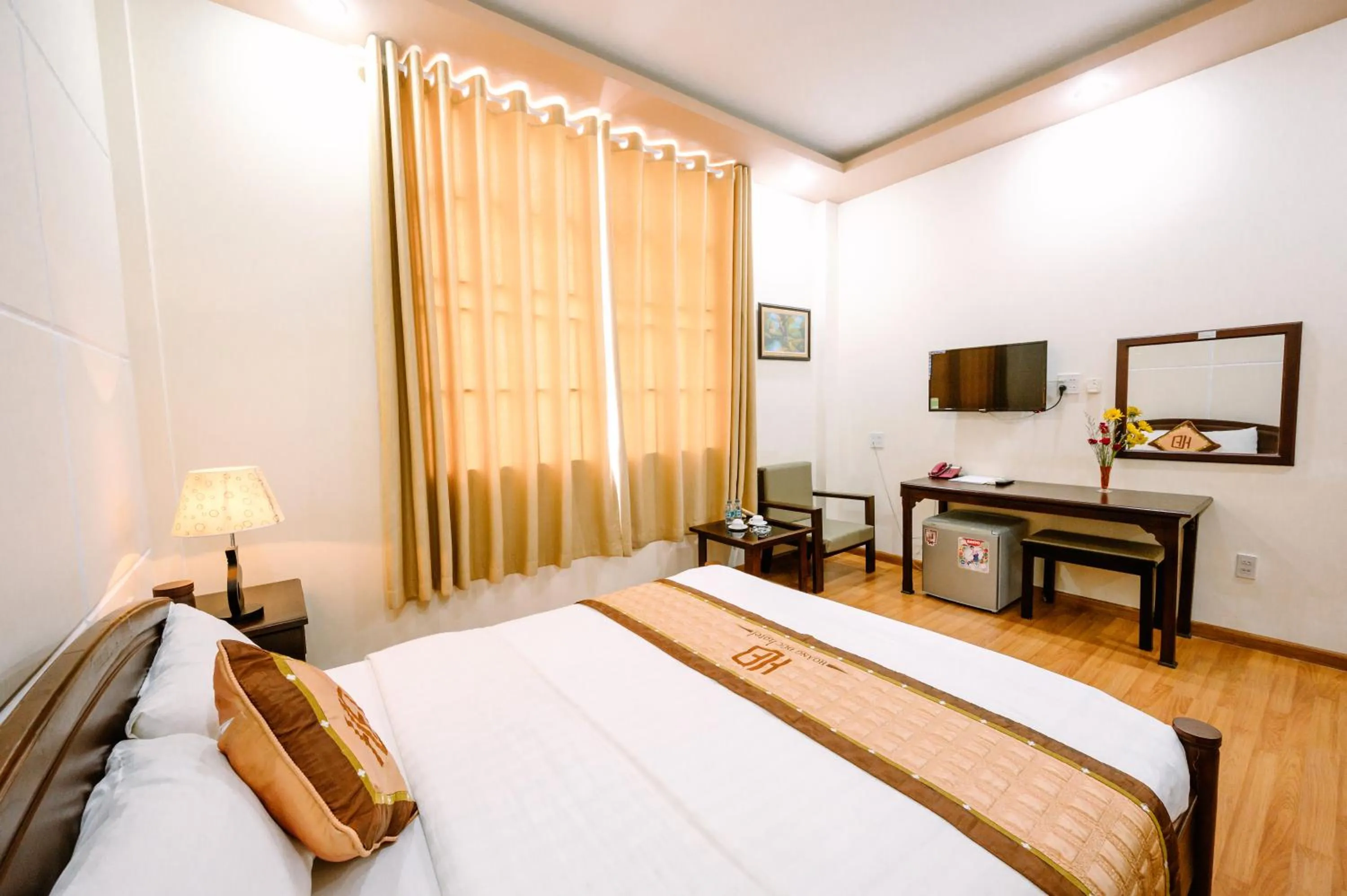 Bed in Hoang Duc Hotel