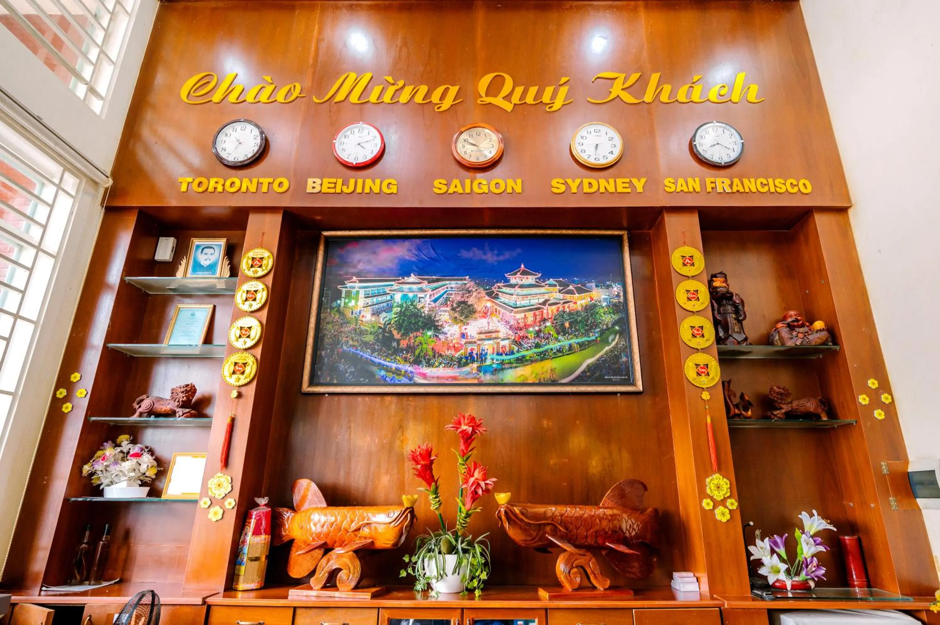 Property logo or sign in Hoang Duc Hotel