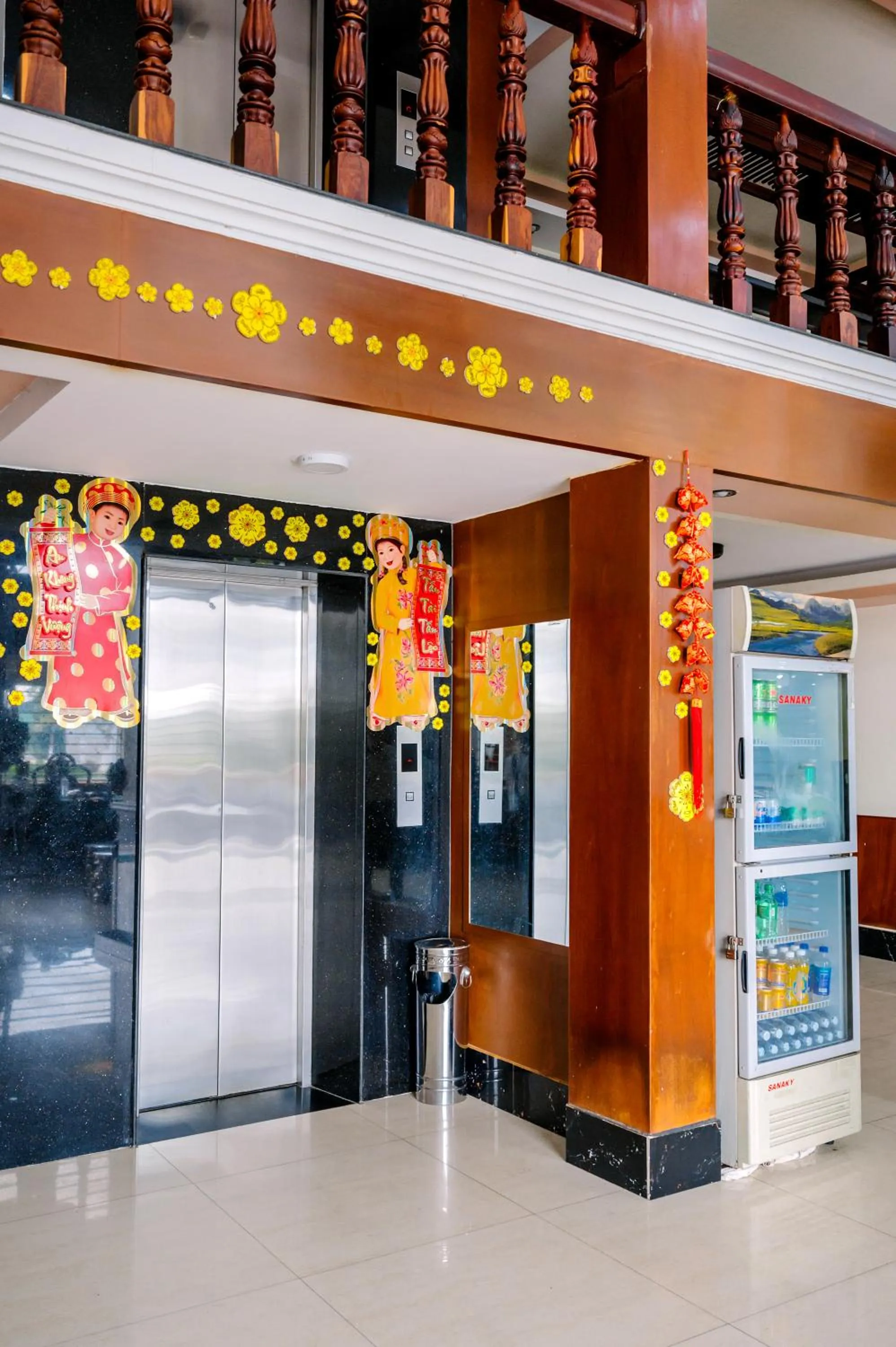 Lobby or reception in Hoang Duc Hotel