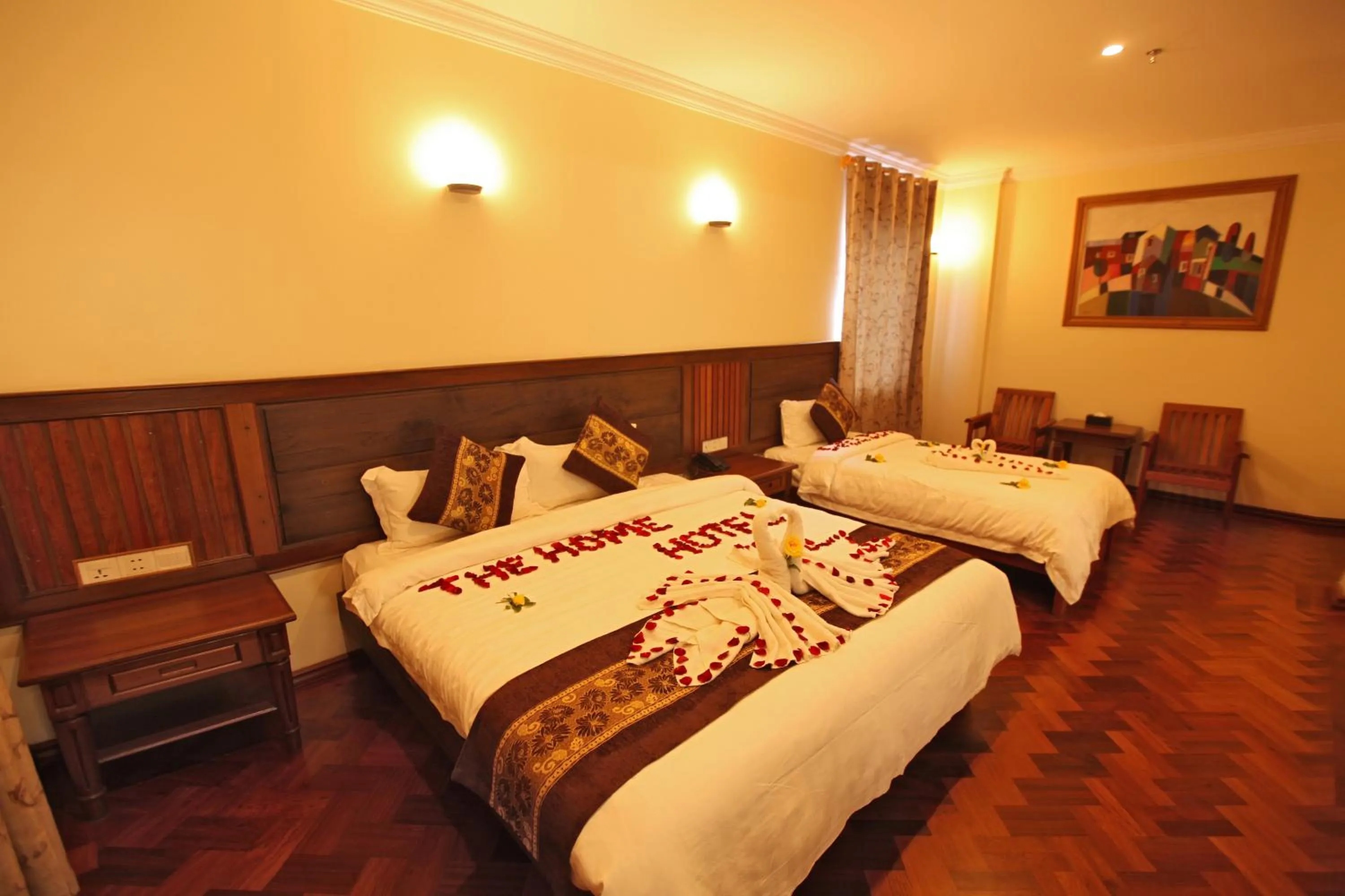 Bed in The Home Hotel