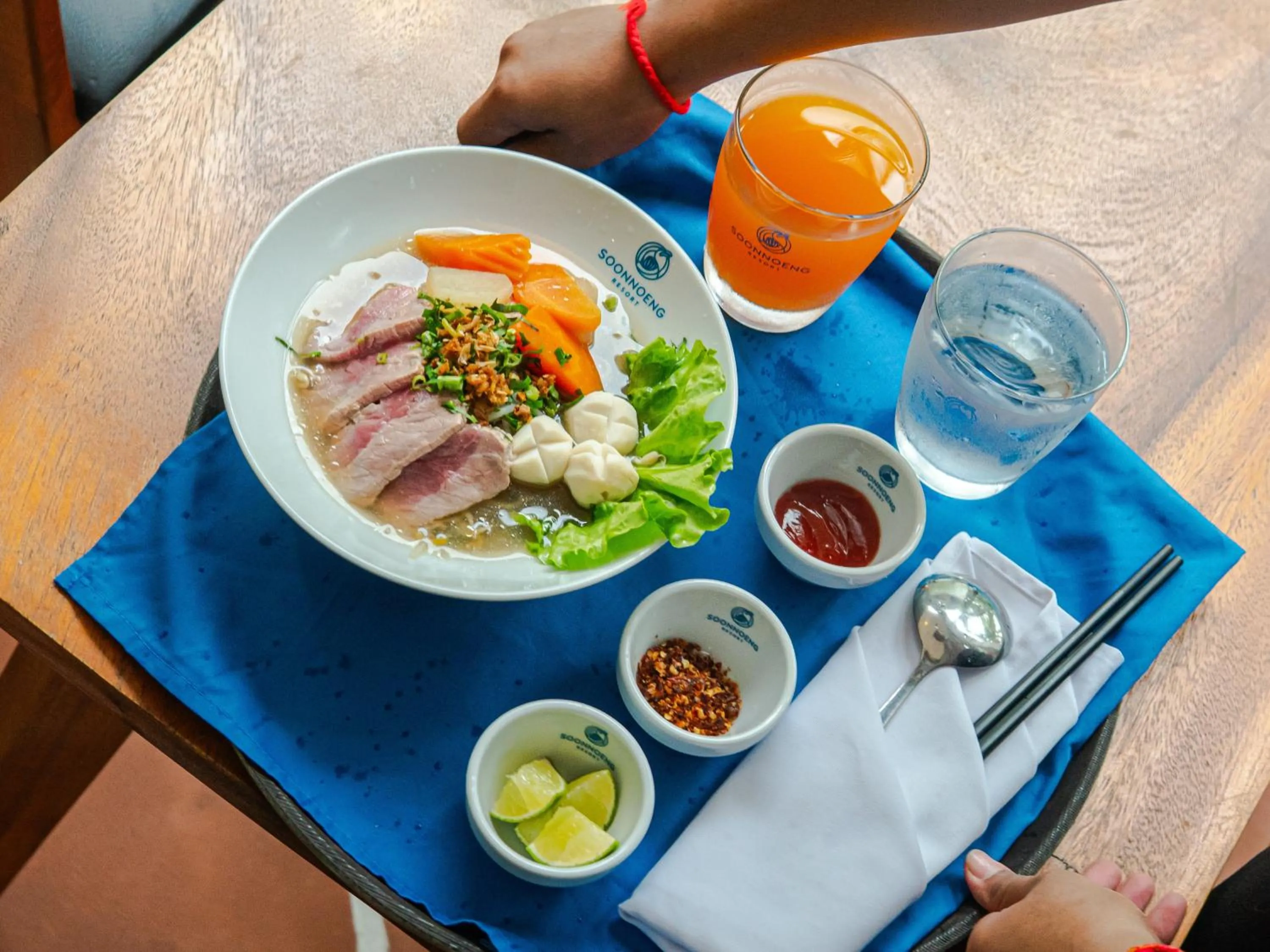 Food close-up in SoonNoeng Resort