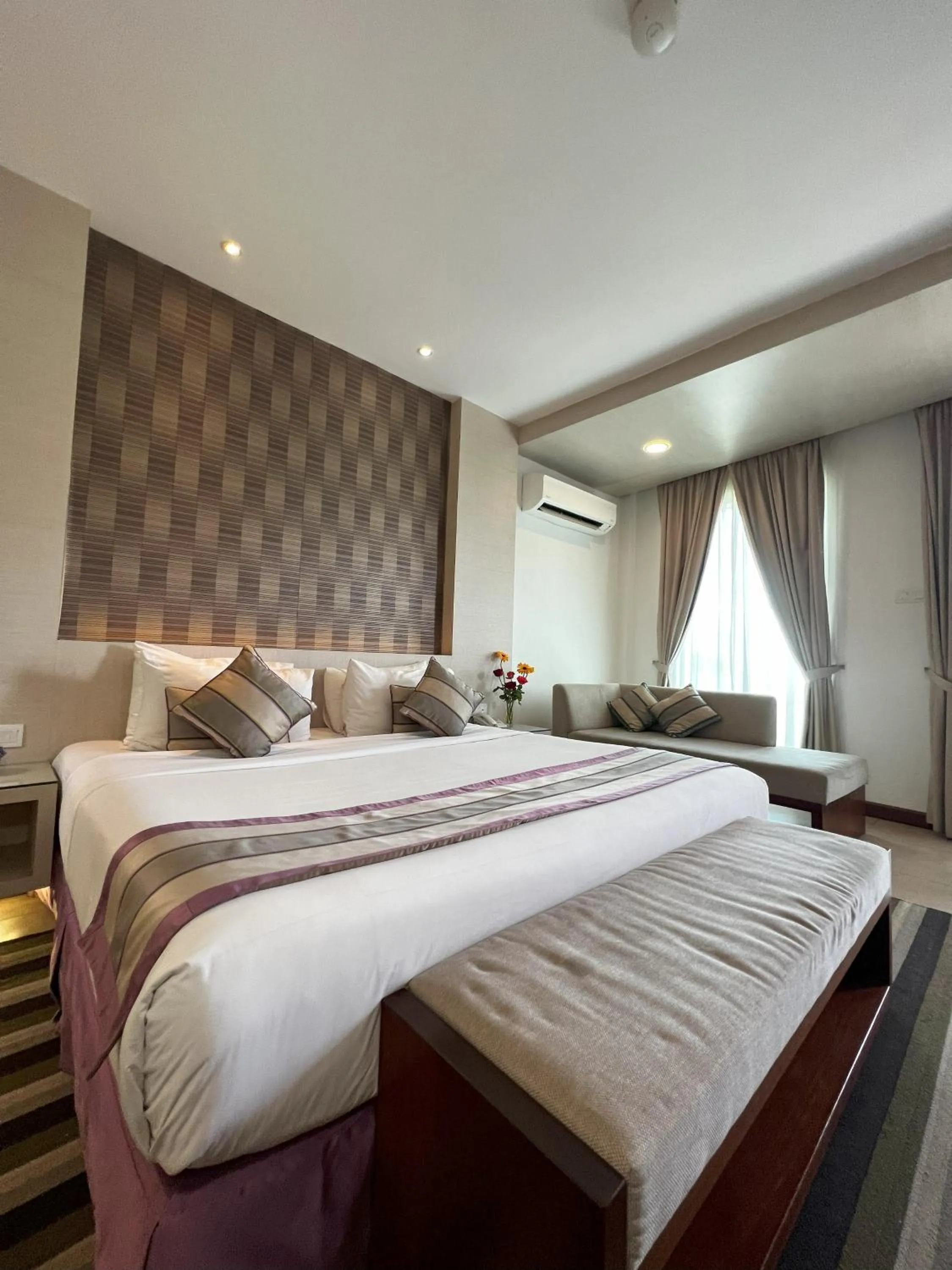 Bed in Cenang Plaza Beach Hotel