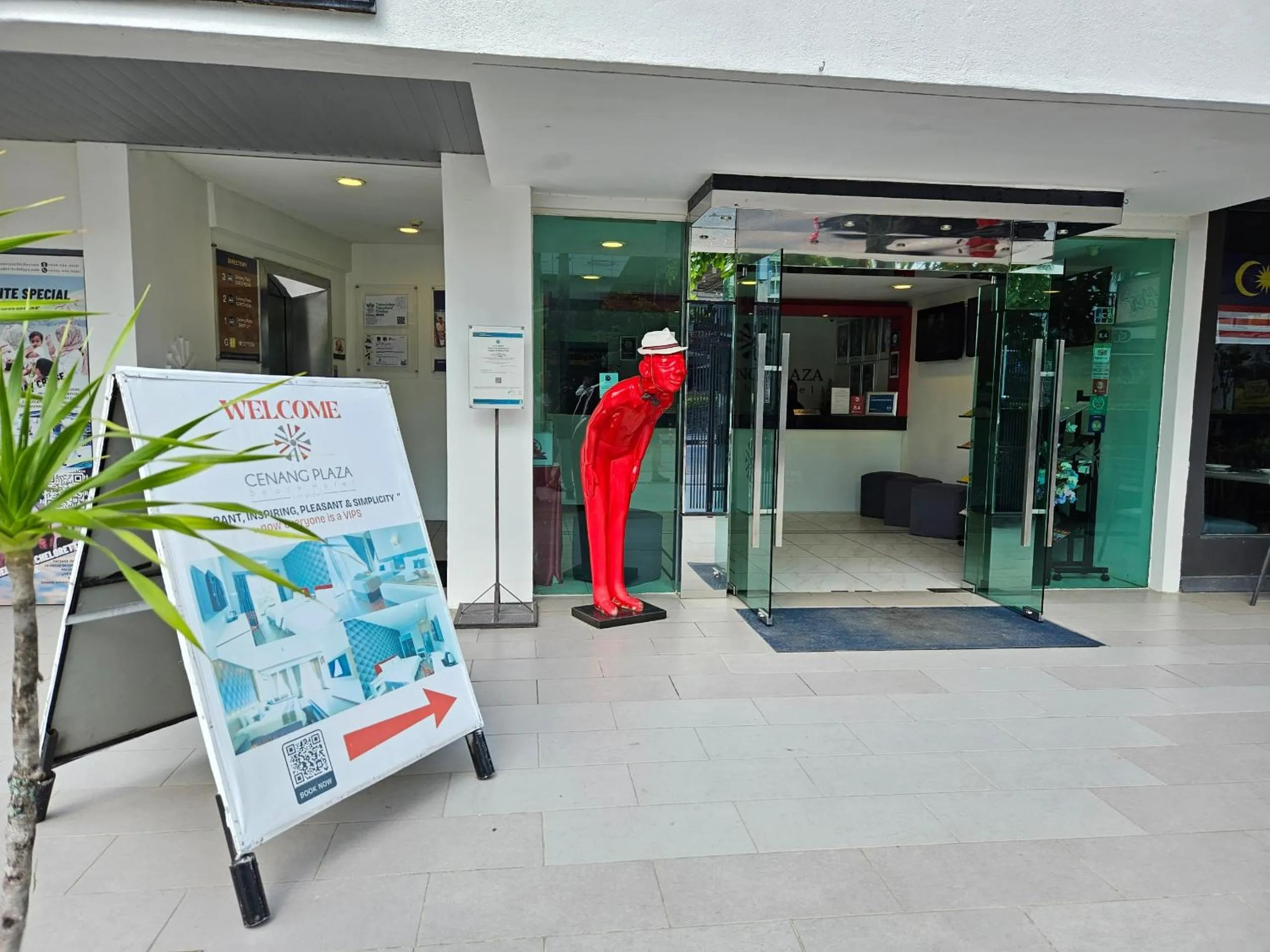 Facade/entrance in Cenang Plaza Beach Hotel