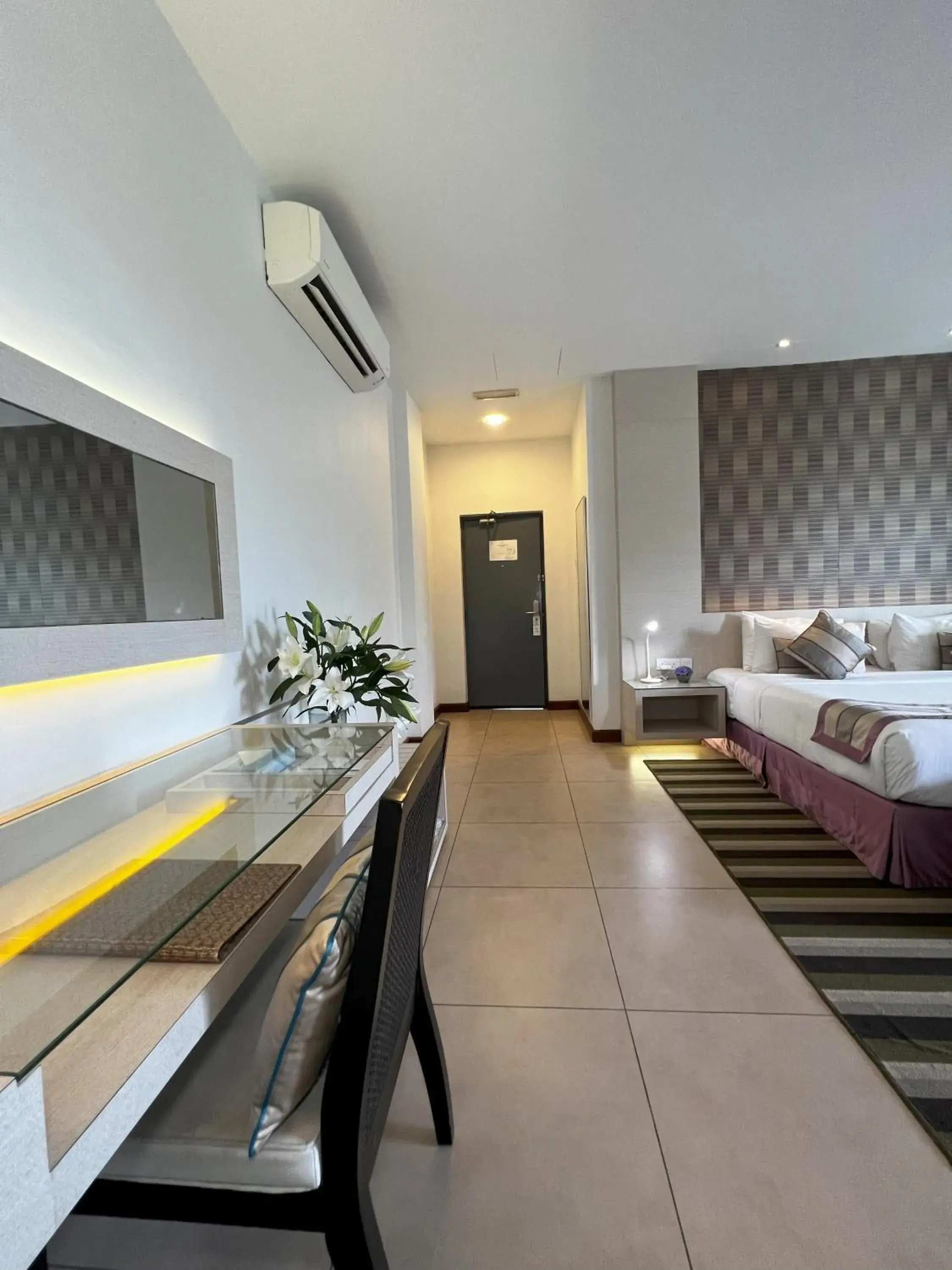 View (from property/room), Bed in Cenang Plaza Beach Hotel View (from property/room), Bed in Cenang Plaza Beach Hotel