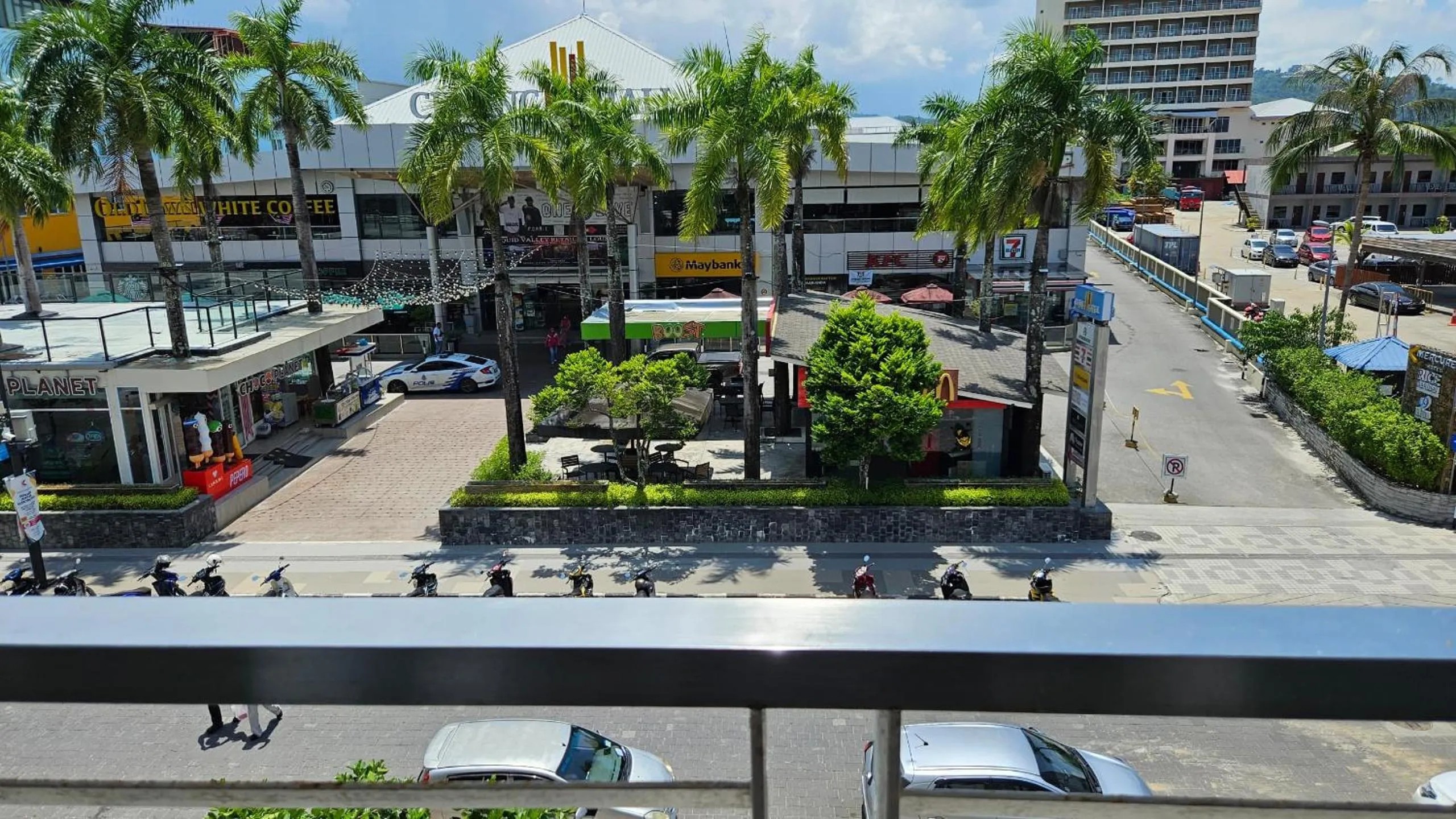 Street view in Cenang Plaza Beach Hotel