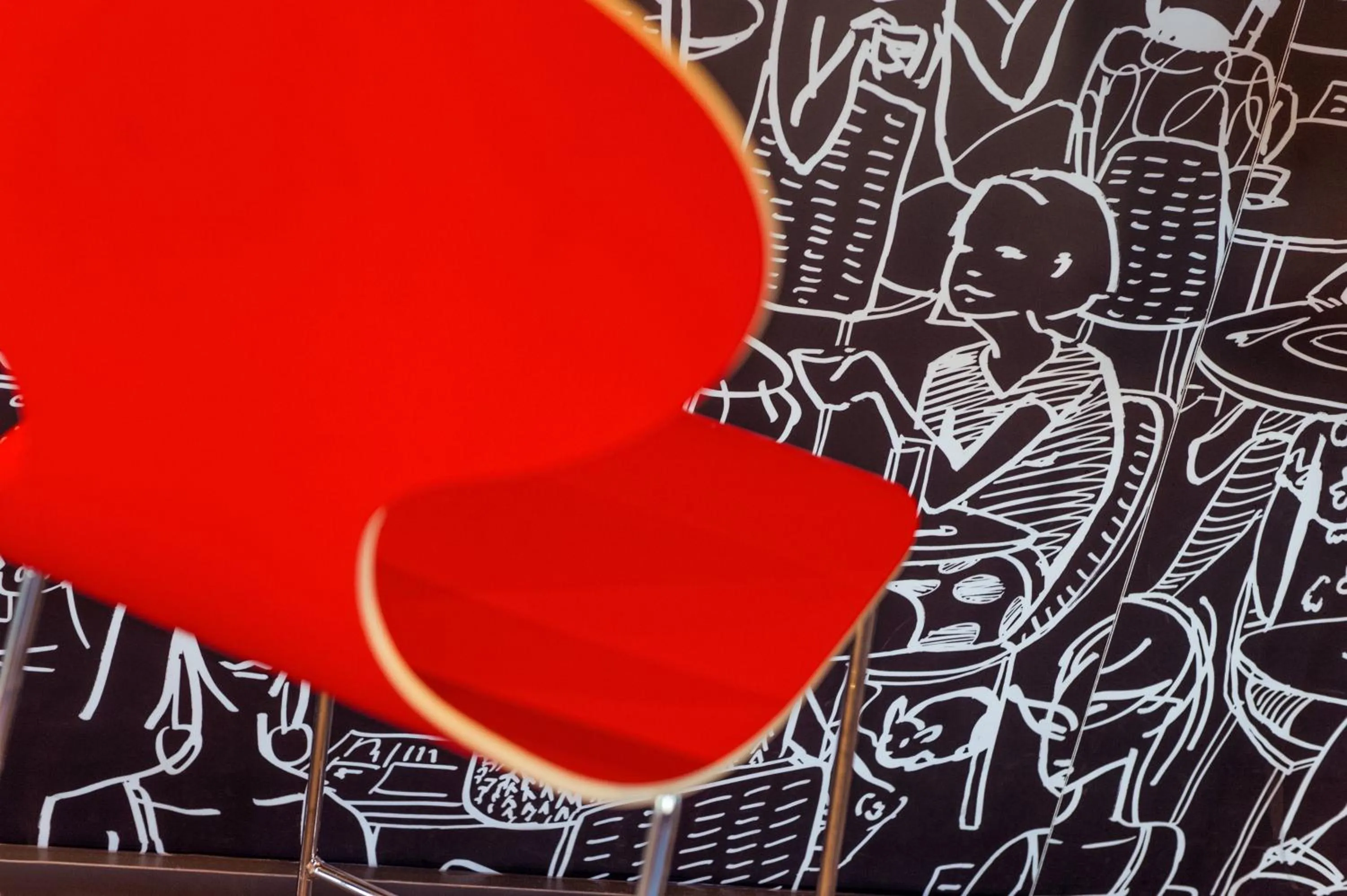 Lounge or bar in ibis Cambrai