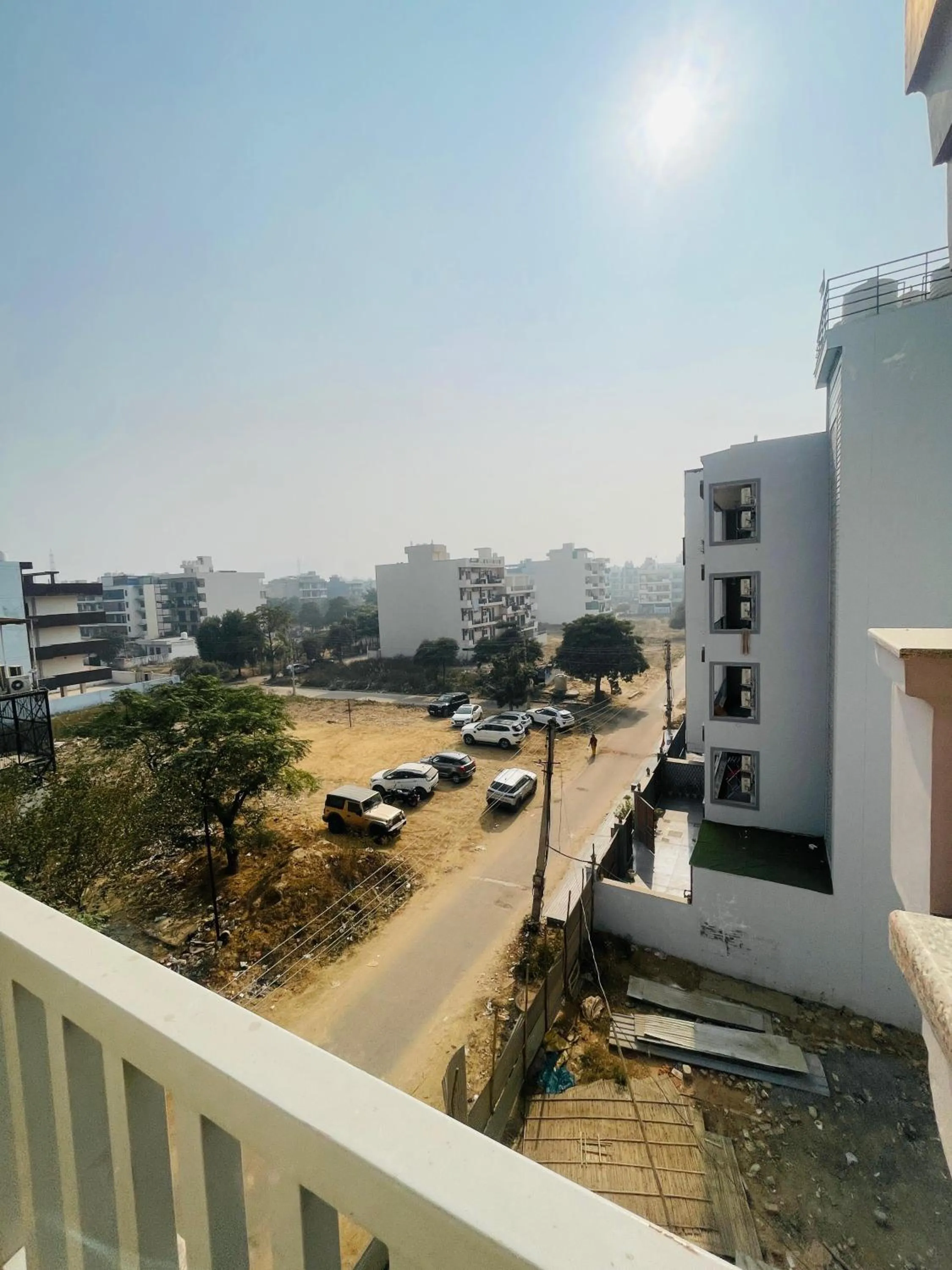Balcony/Terrace in Aura Luxury studios near Artemis hospital Gurugram
