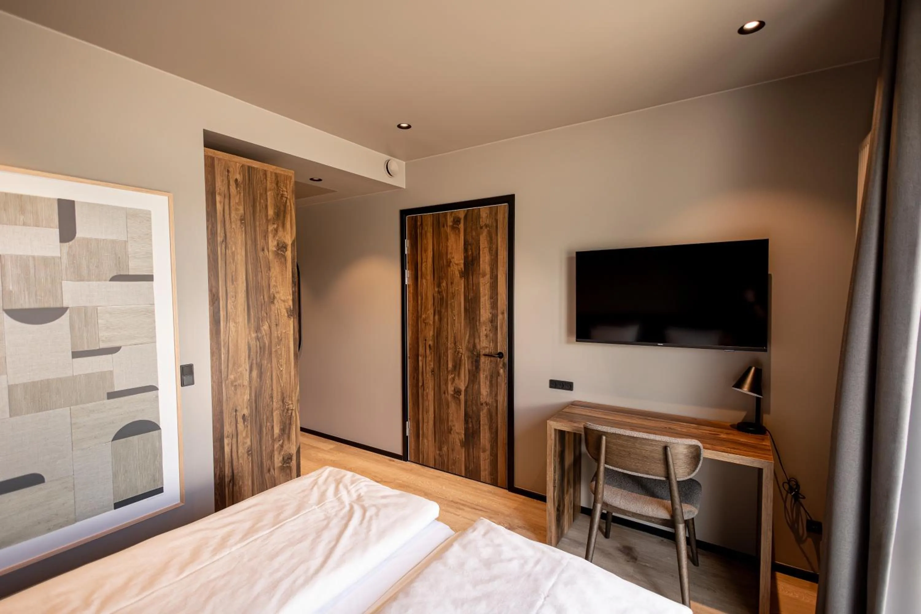 Bed in Hotel Melfarhus