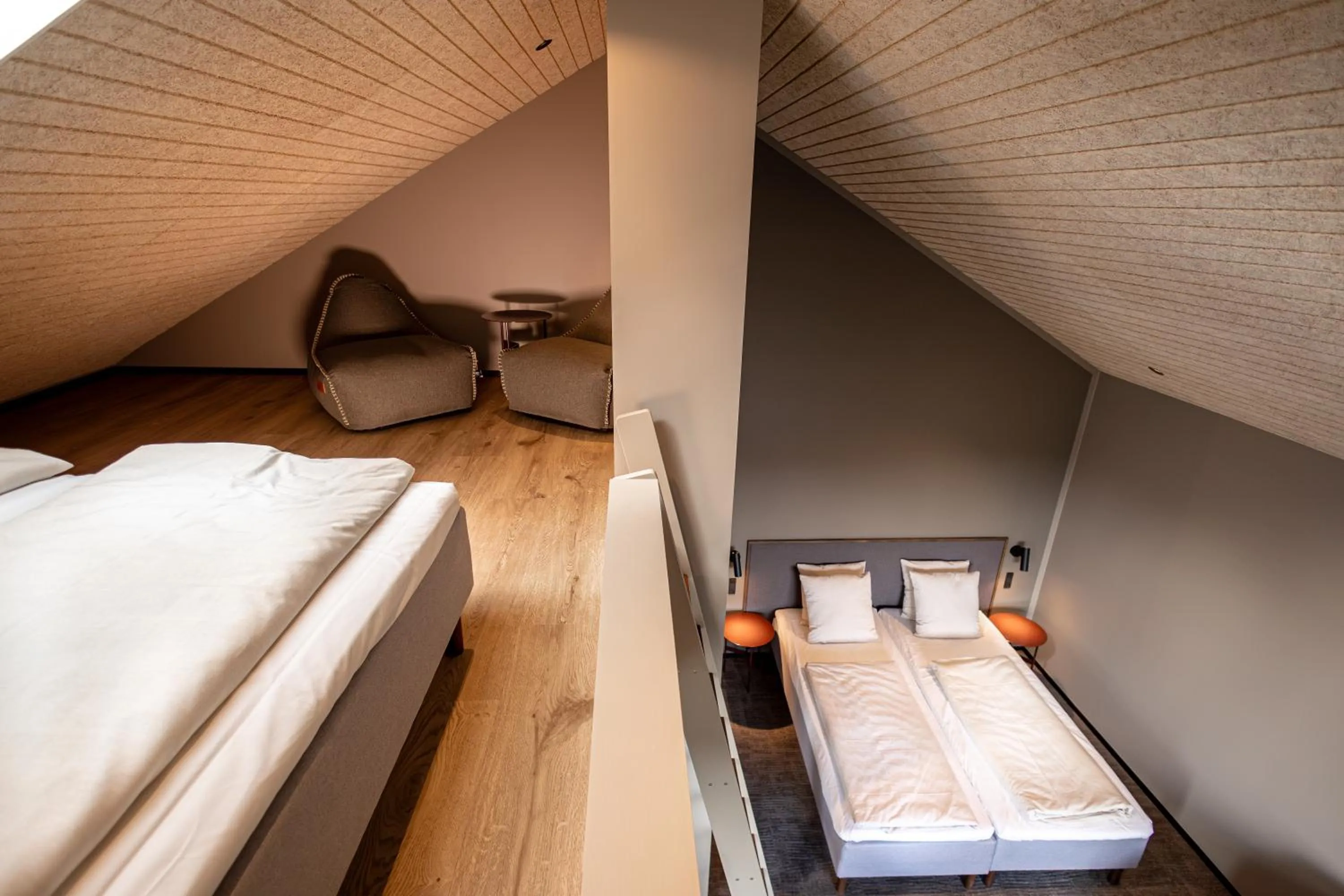 Bed in Hotel Melfarhus