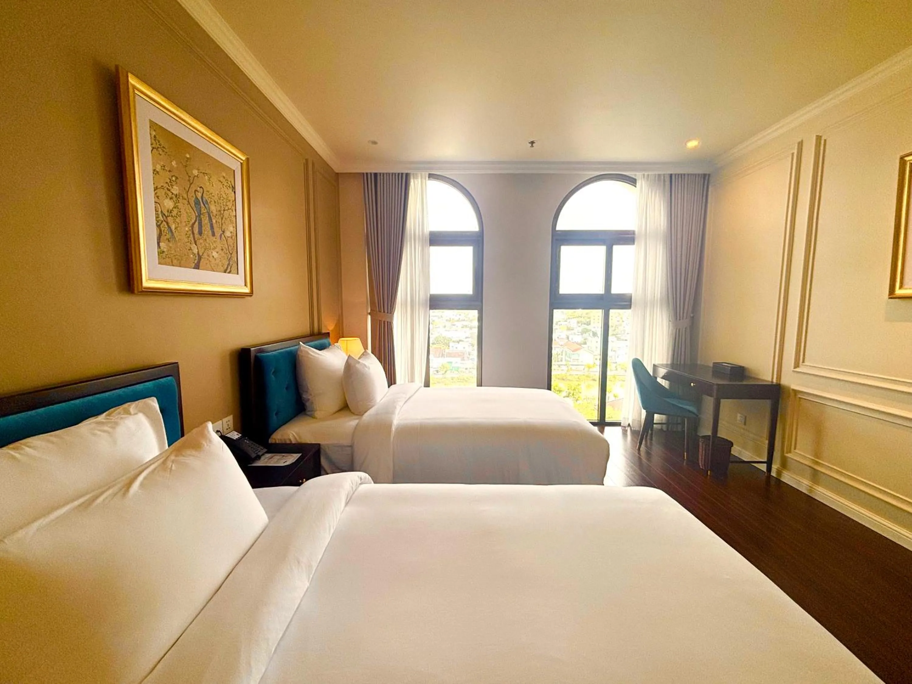 Bed in Hotel Công Tử Bạc Liêu