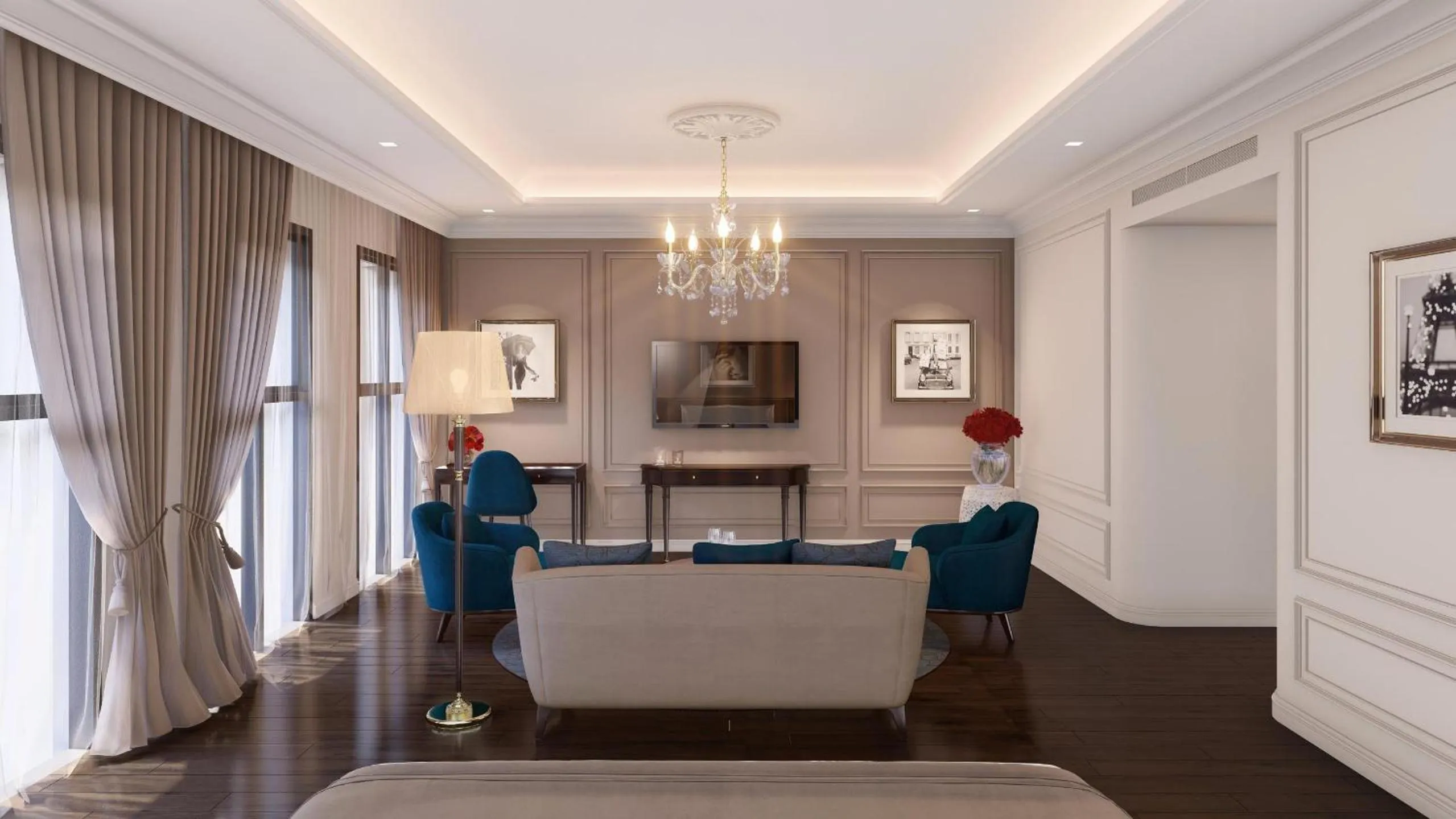 Seating area in Hotel Công Tử Bạc Liêu