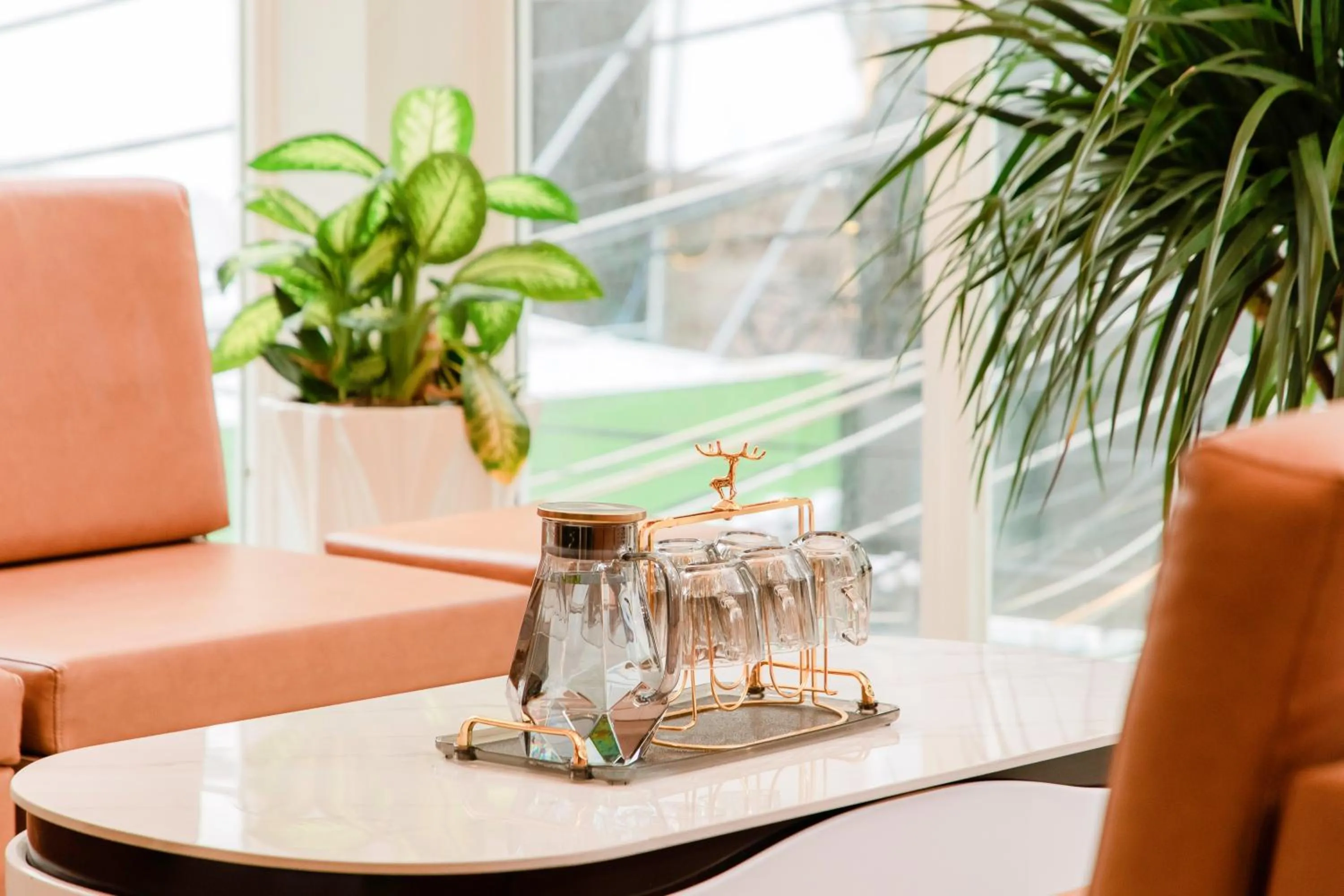 Seating area in Art Deluxe Hotel